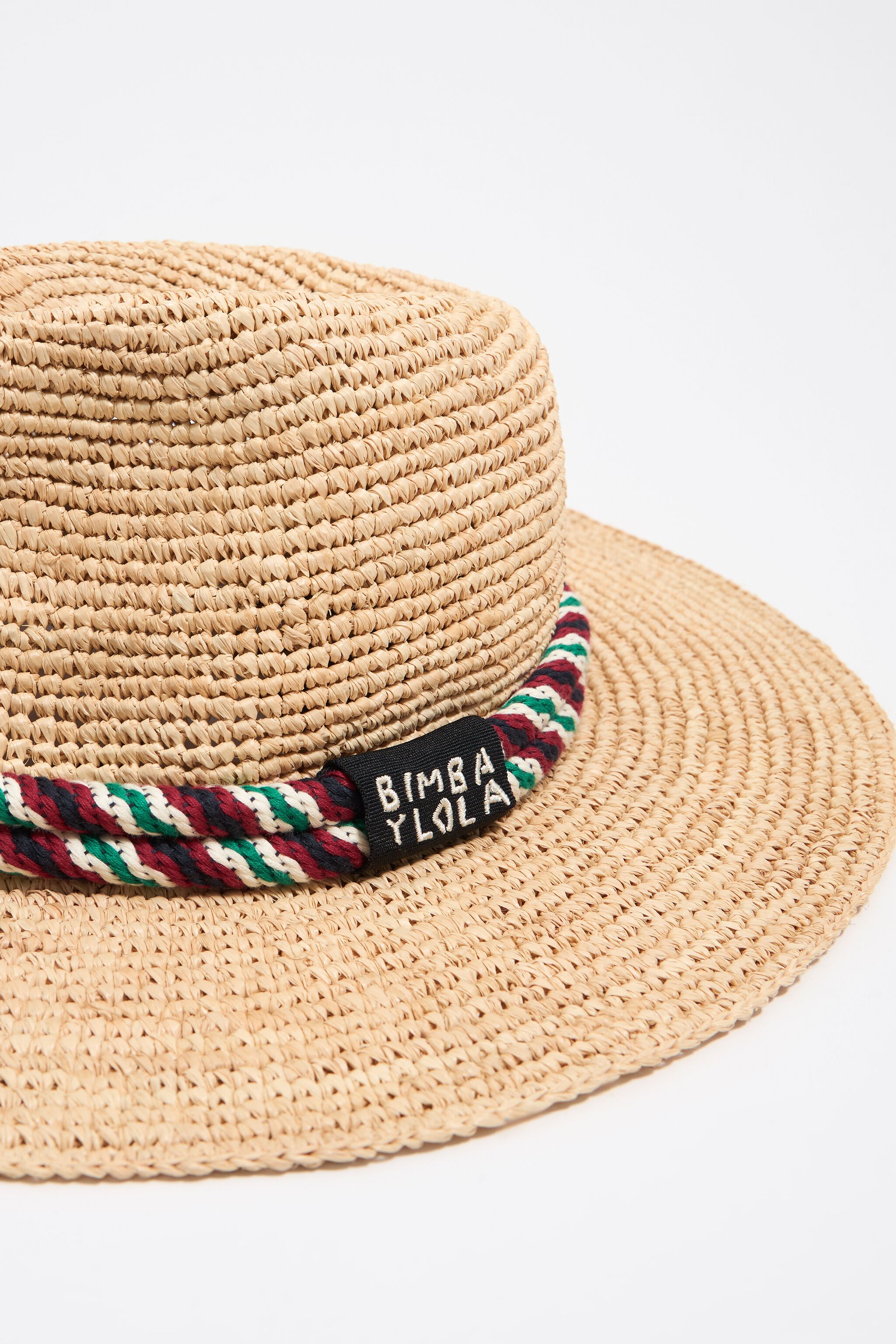 Beige paper raffia hat ropes