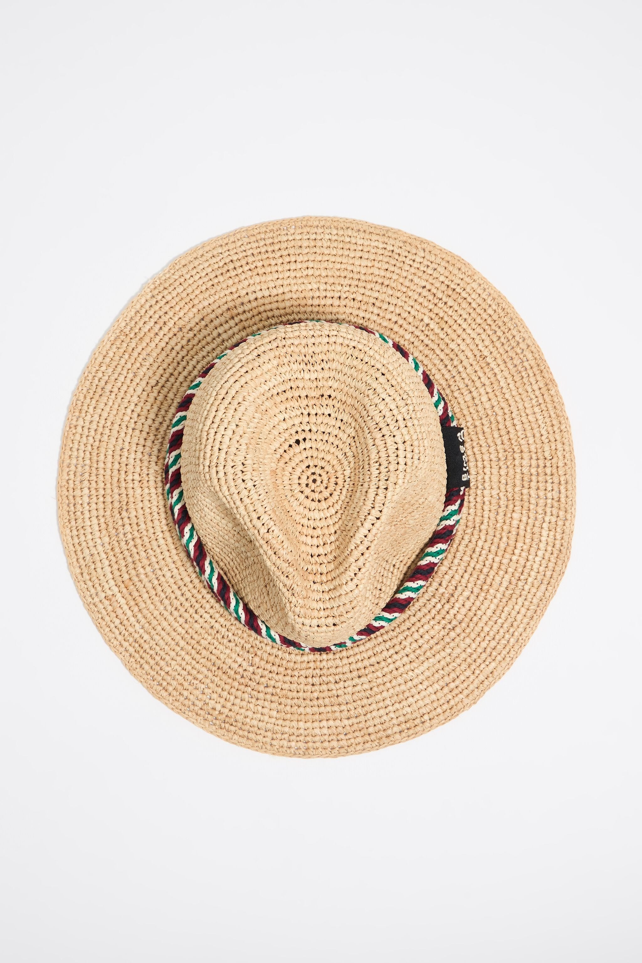 Beige paper raffia hat ropes