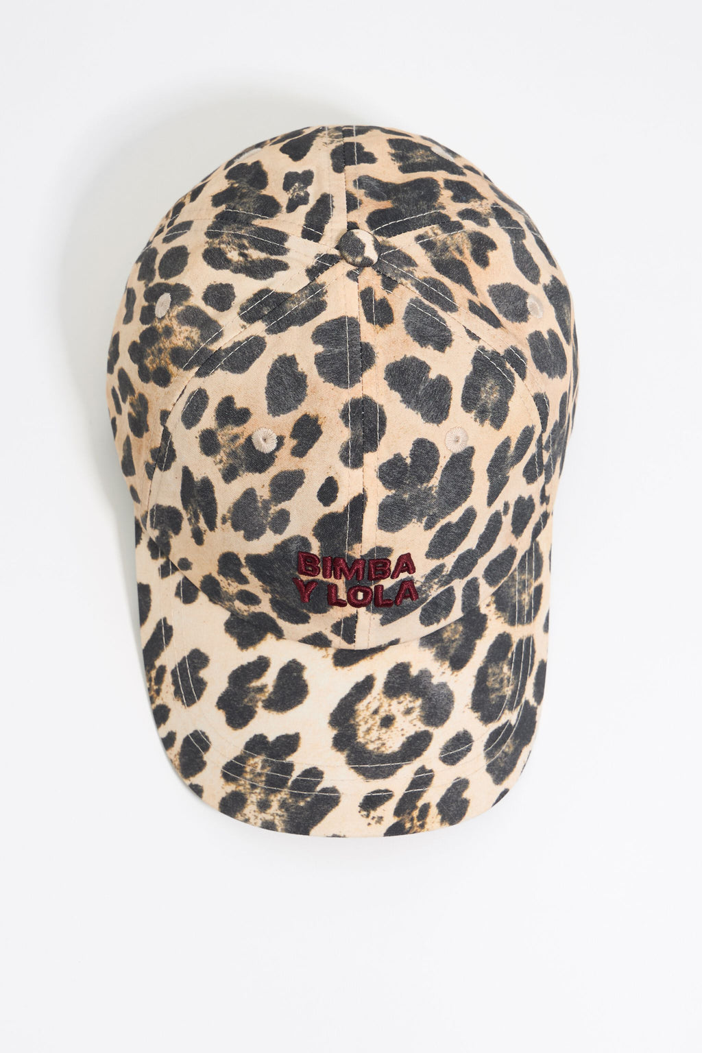 Ivory leopard trench hat