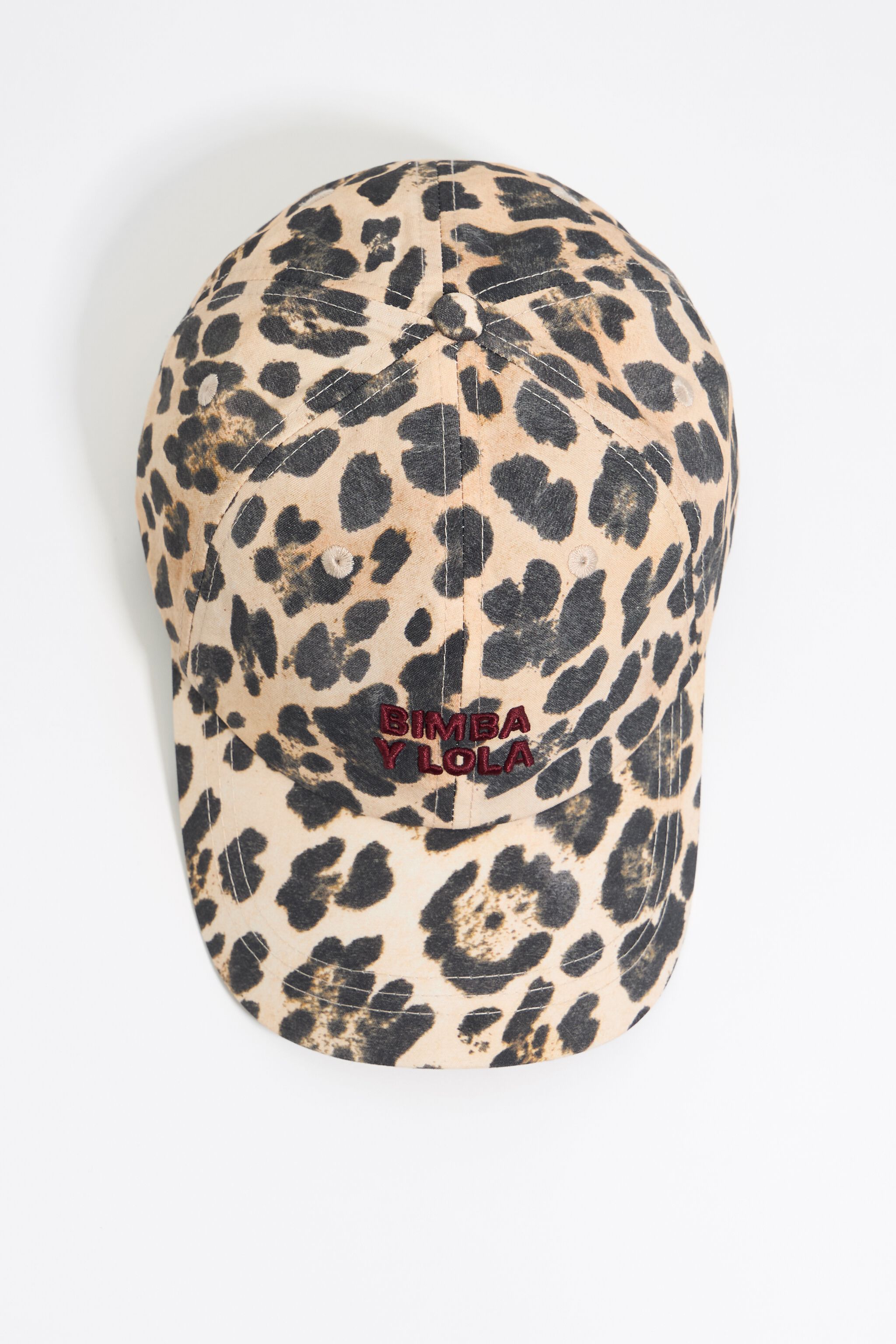 Ivory leopard trench hat