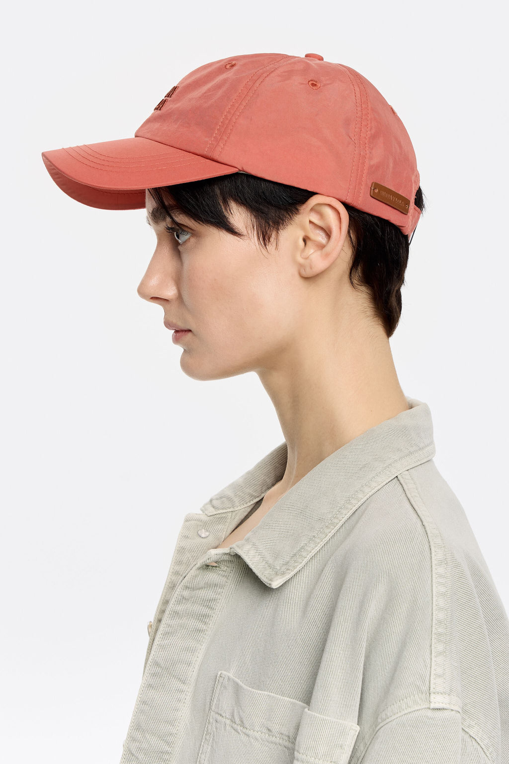 Coral nylon cap