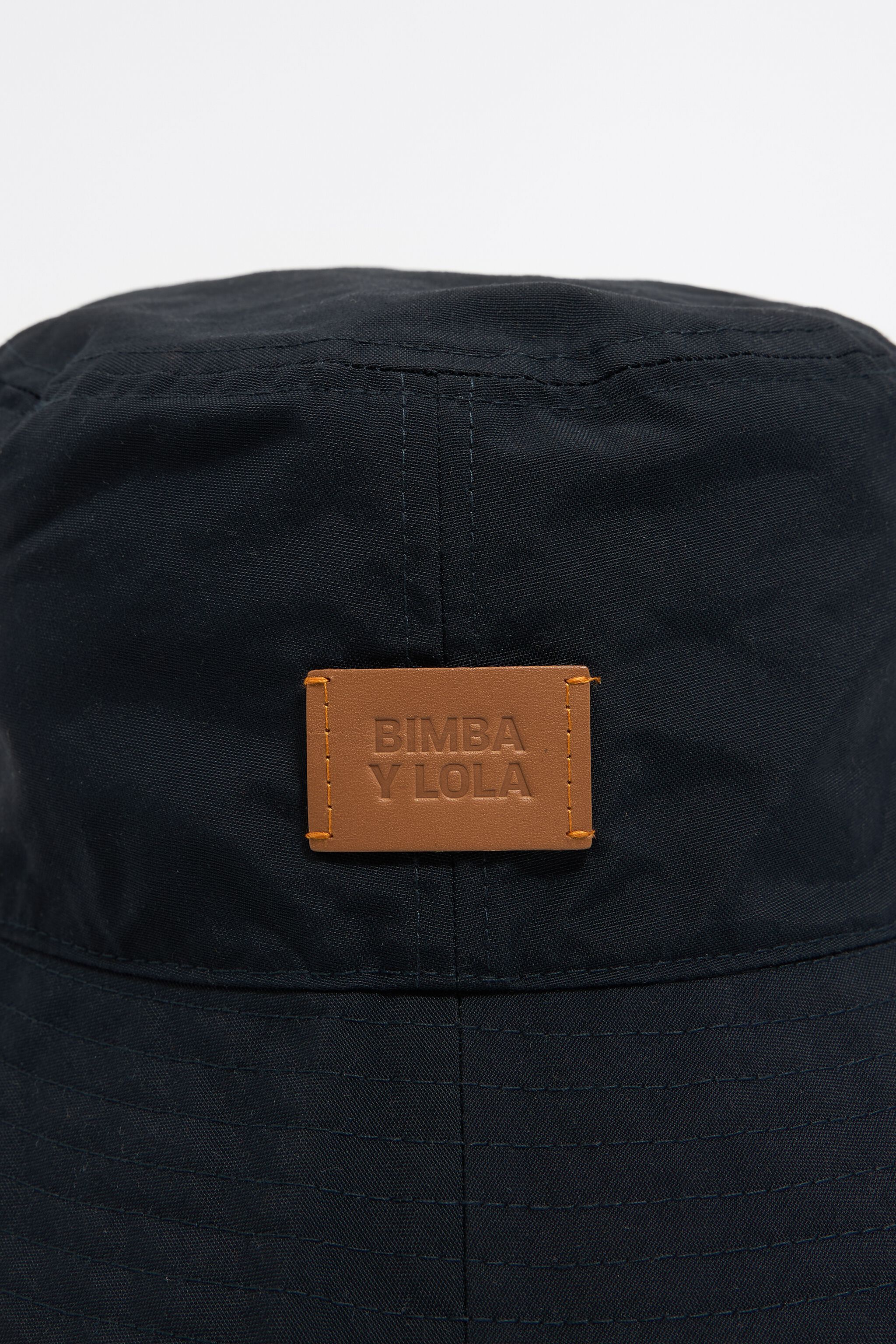 Blue trench bucket hat