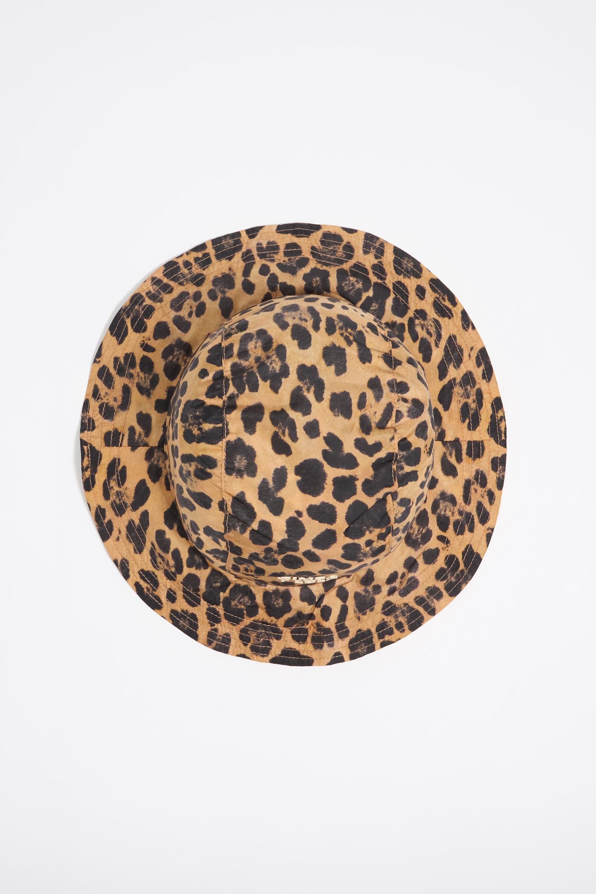 Leopard nylon bucket hat