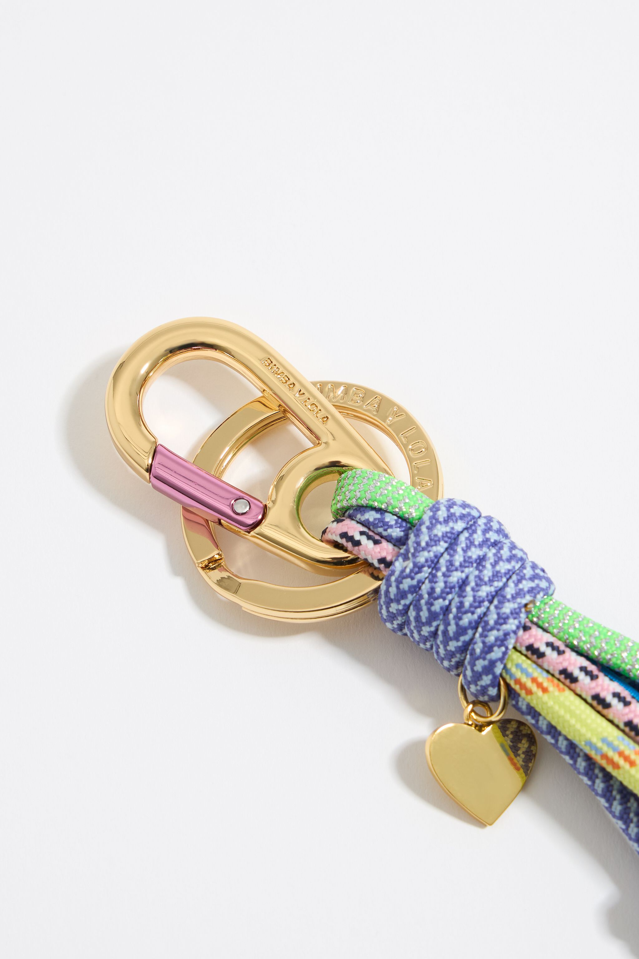 Blue ropes key ring