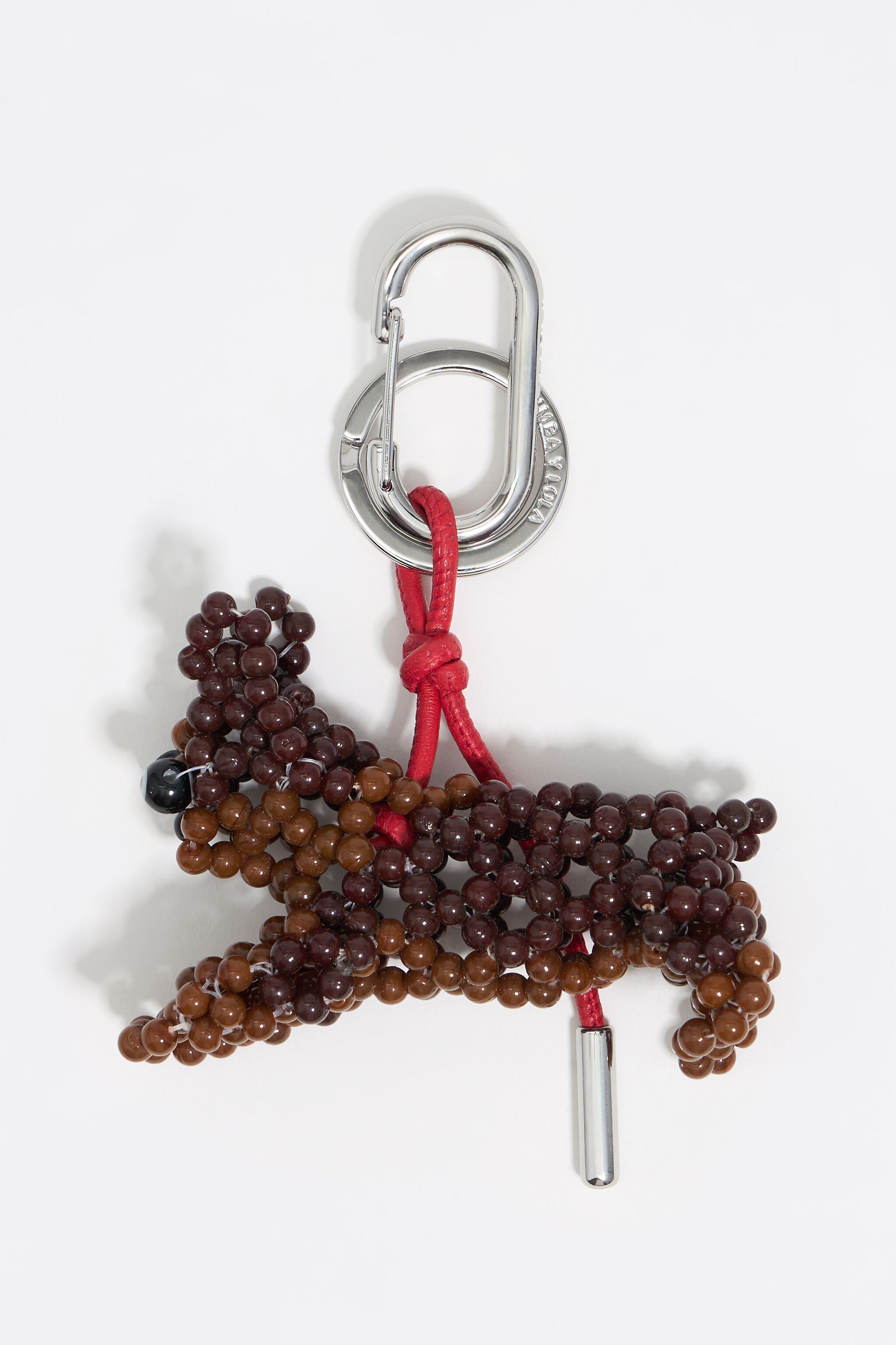 Dog beads key ring