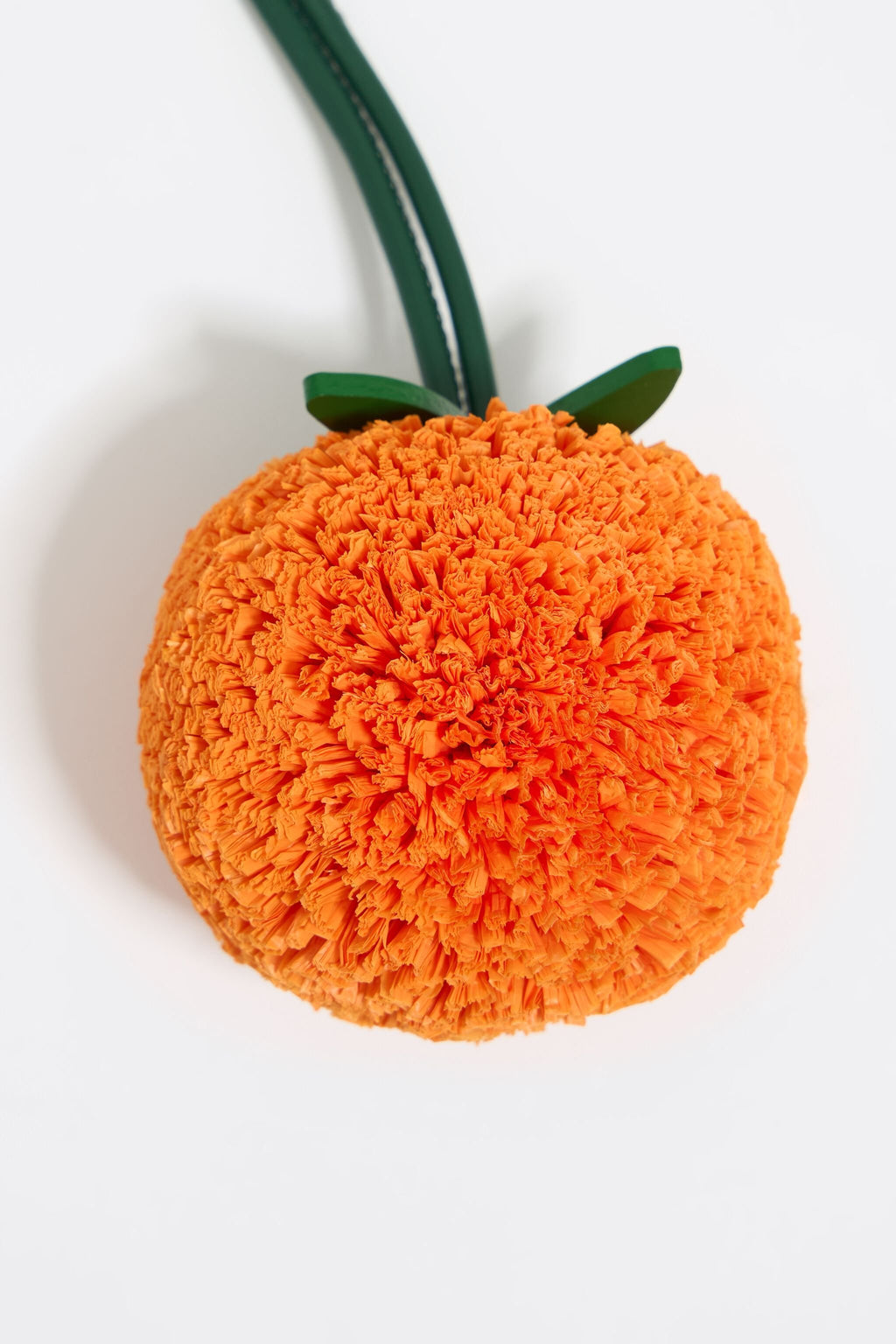 Orange bag charm