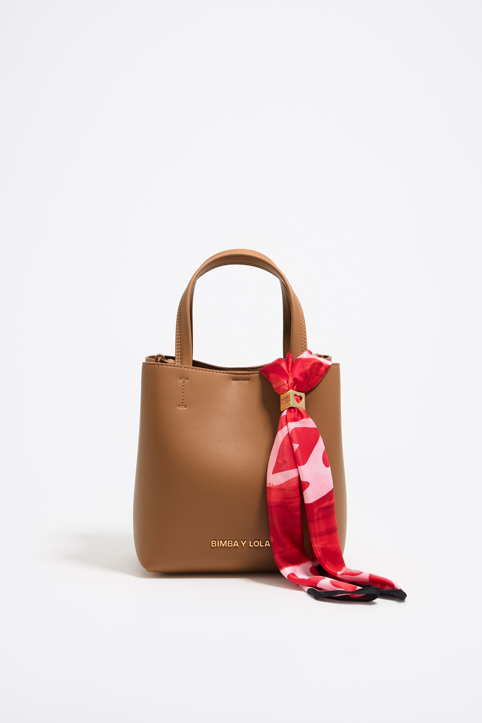 Pink snake scarf bag charm