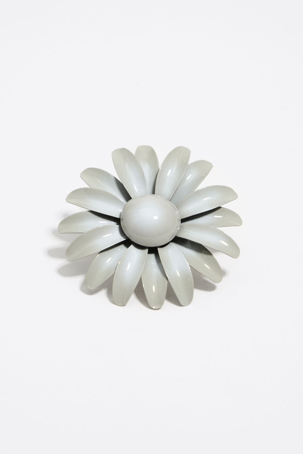 Ivory metal flower charm