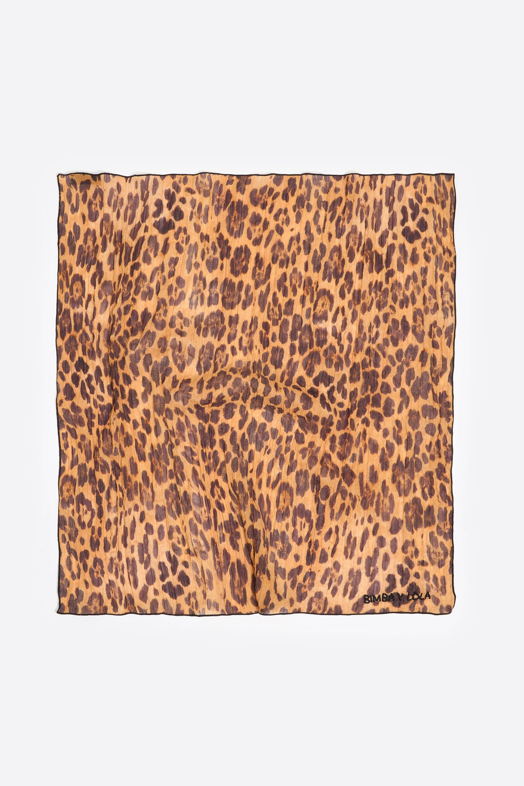 Charm natural leopard scarf