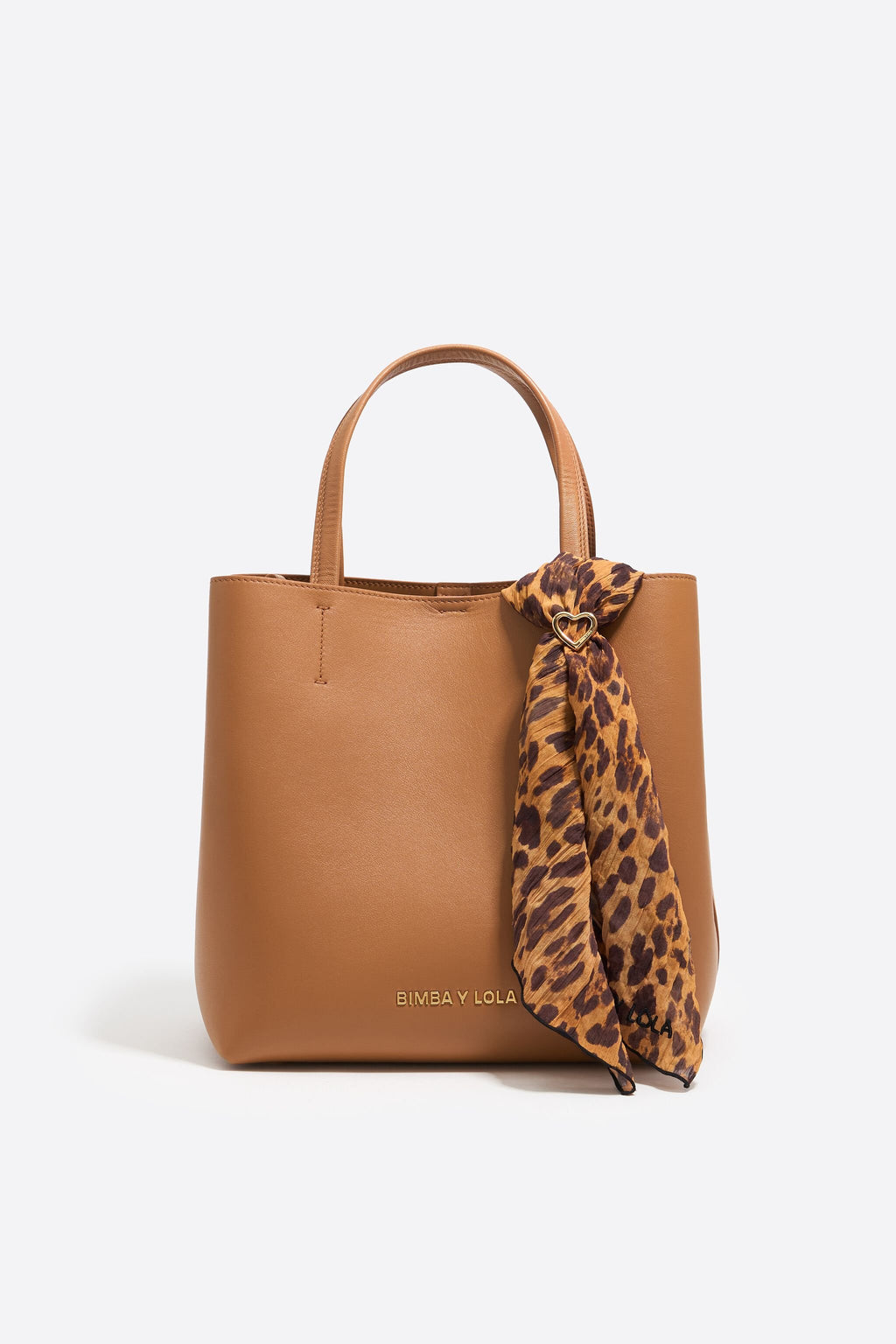 Charm natural leopard scarf