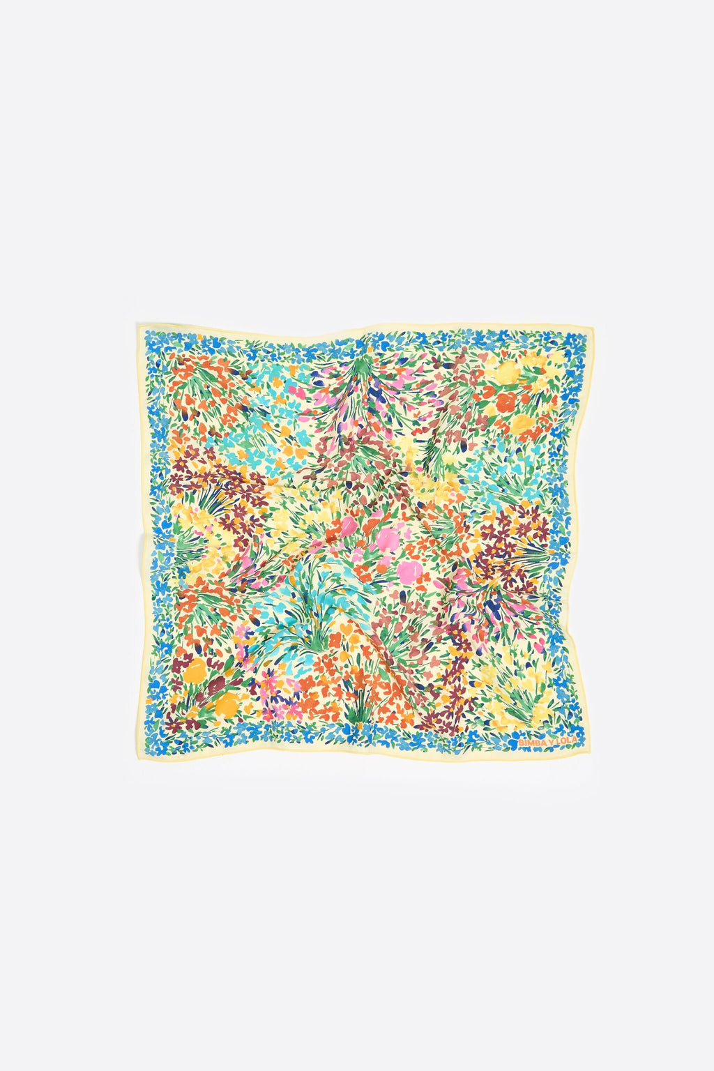 Multicolor floral scarf charm