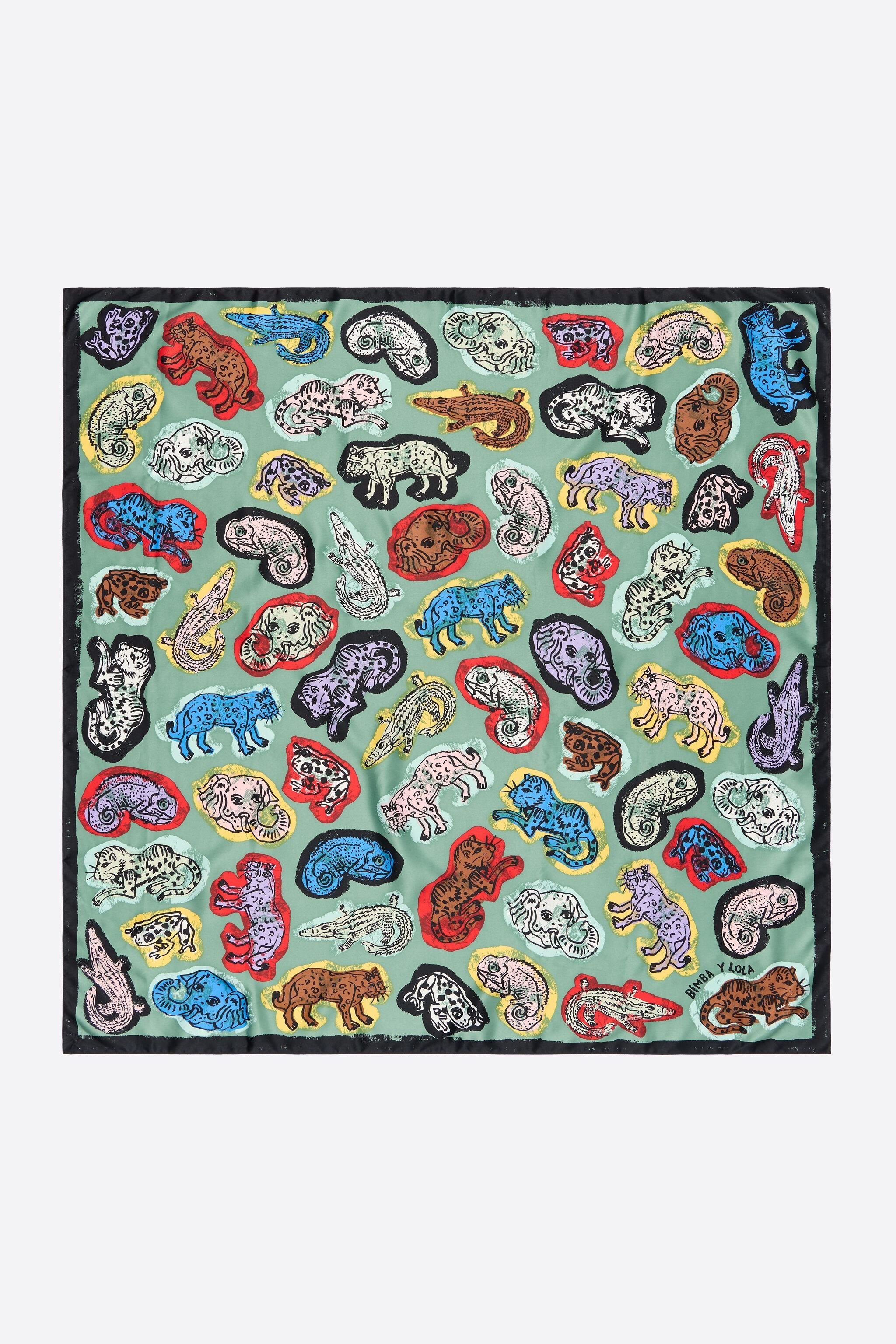 Green Jungle scarf