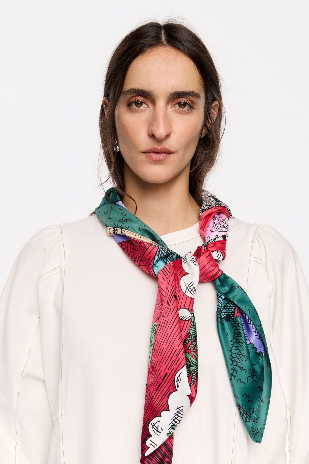 Strawberry Indian city scarf