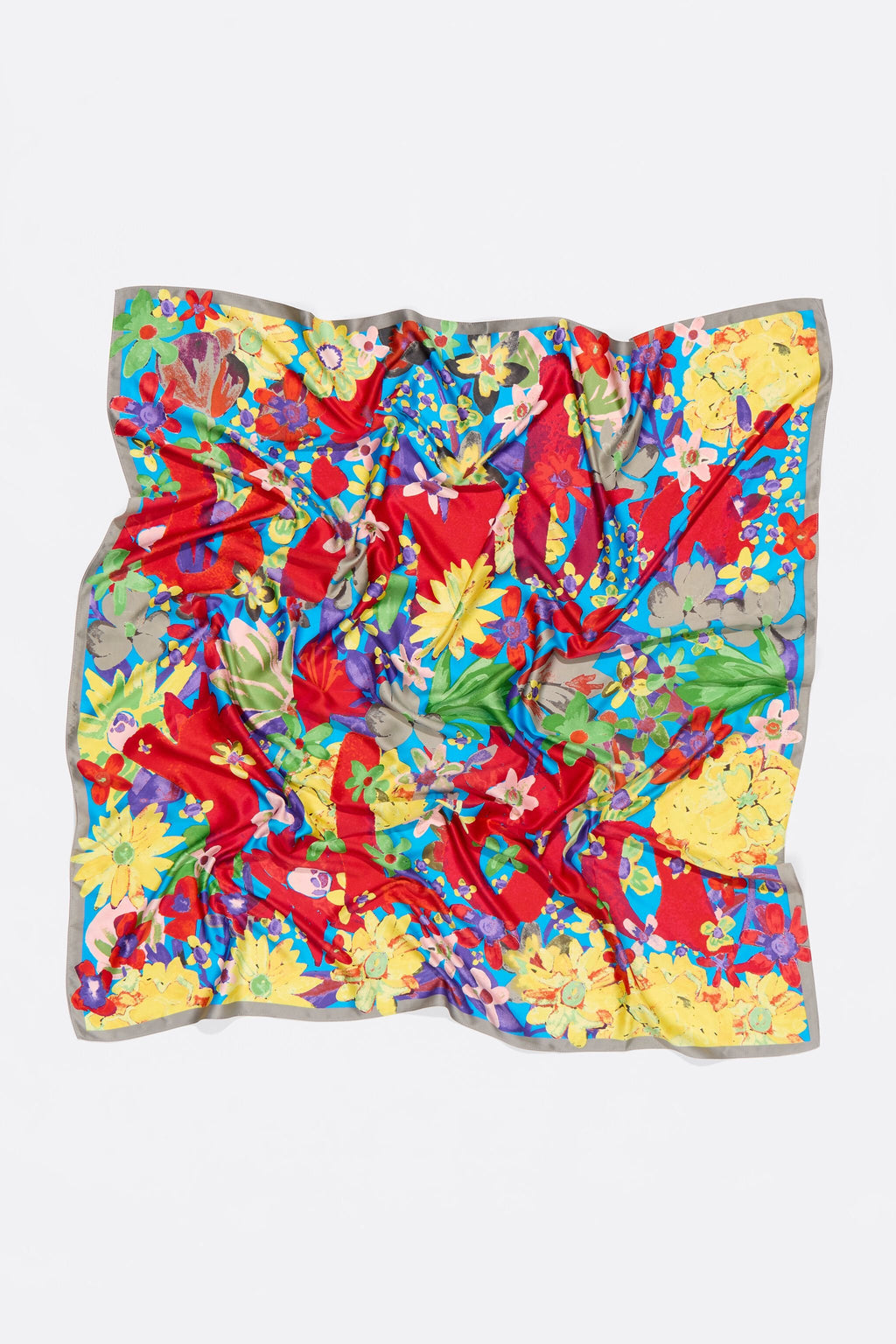 Strawberry watercolor logo floral scarf