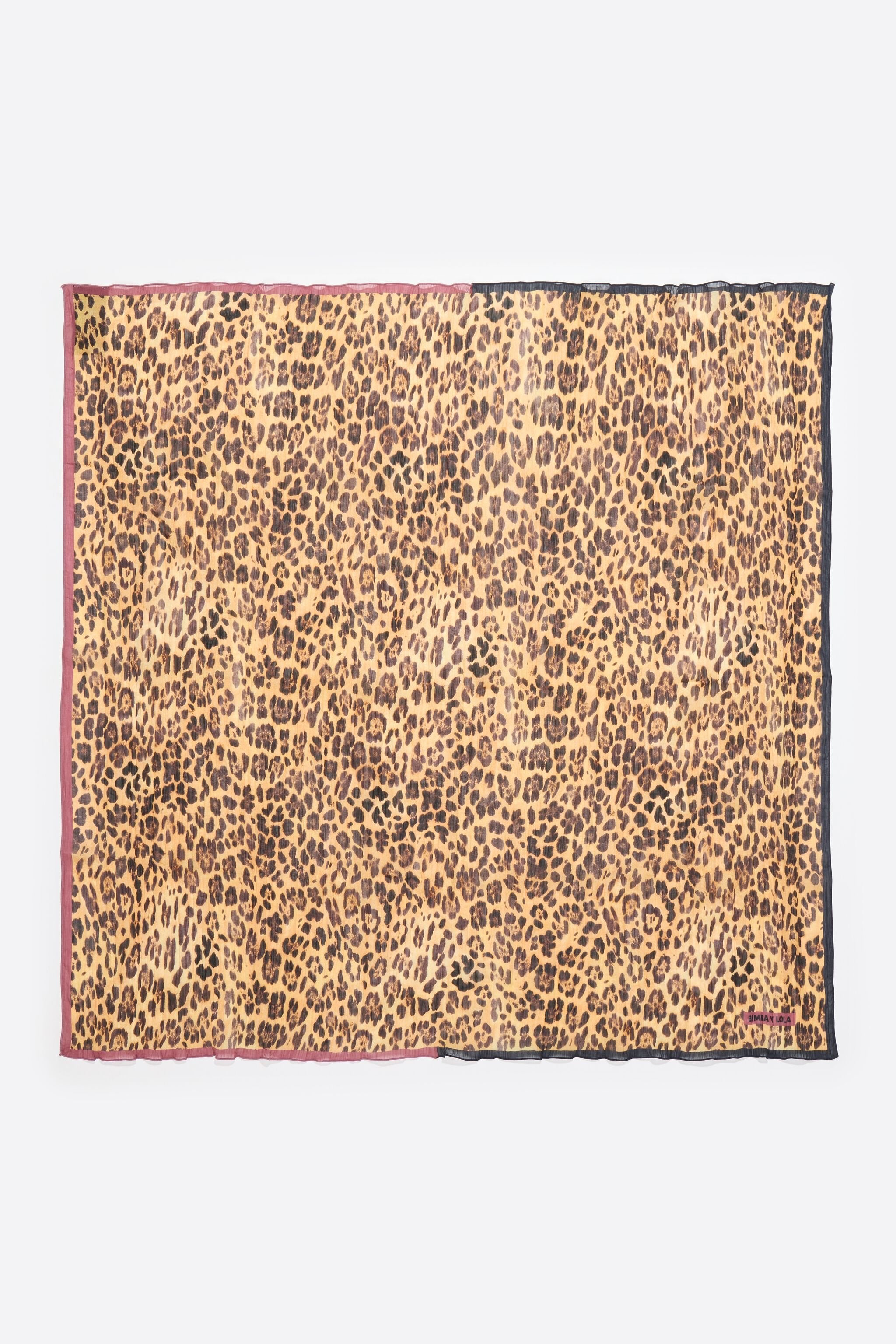 Natural Leopard scarf