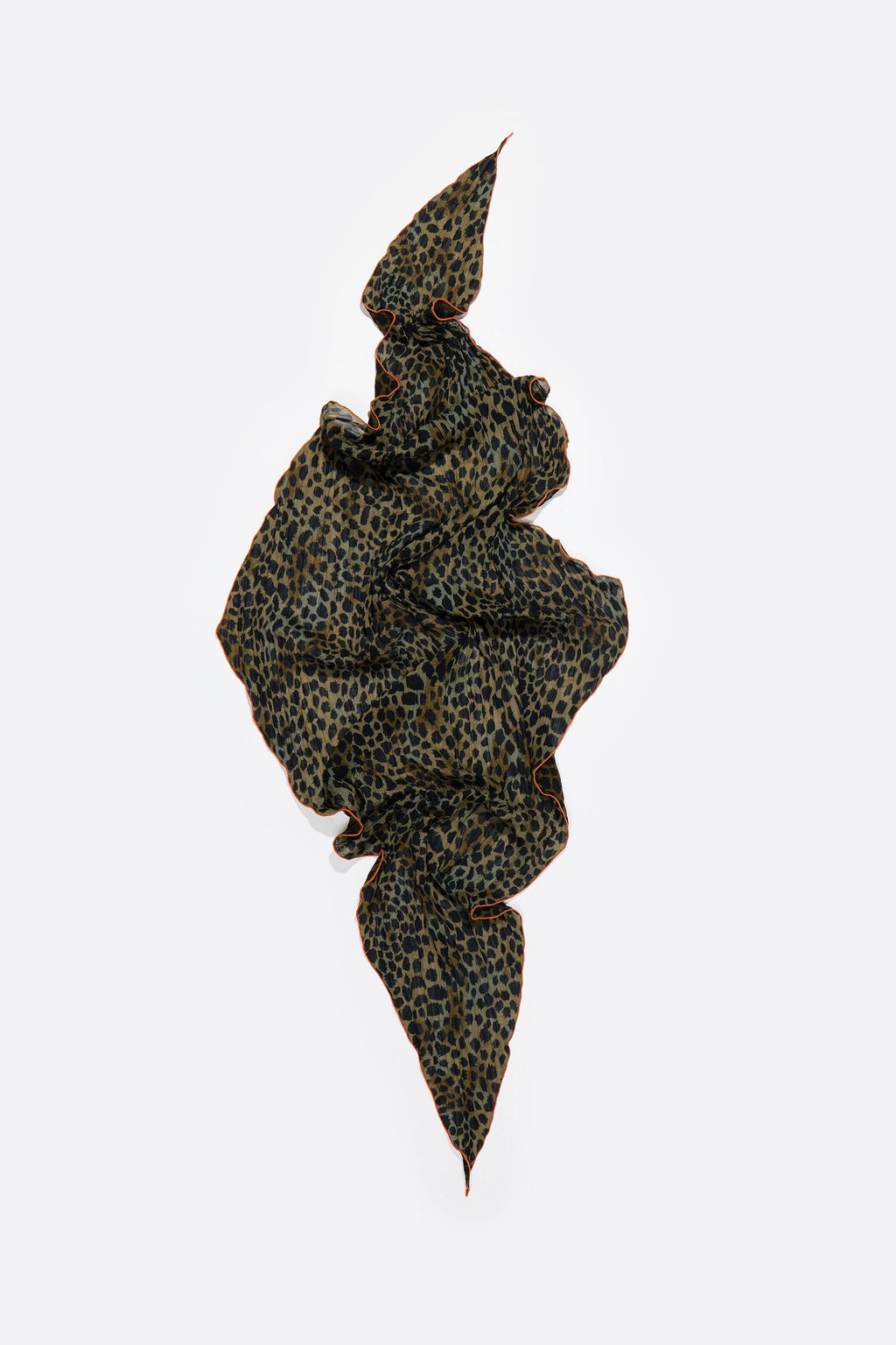 Khaki Cheetah scarf