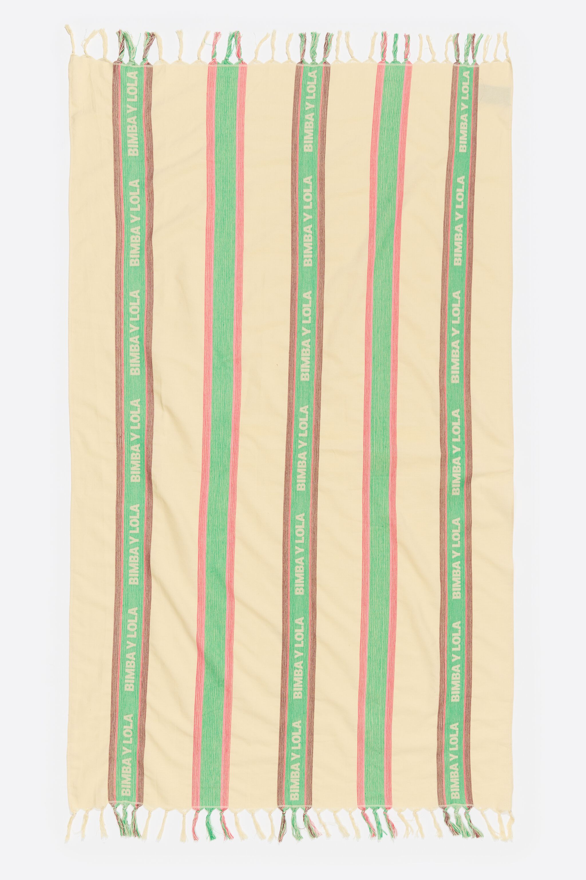 Beige lightweight cotton towel