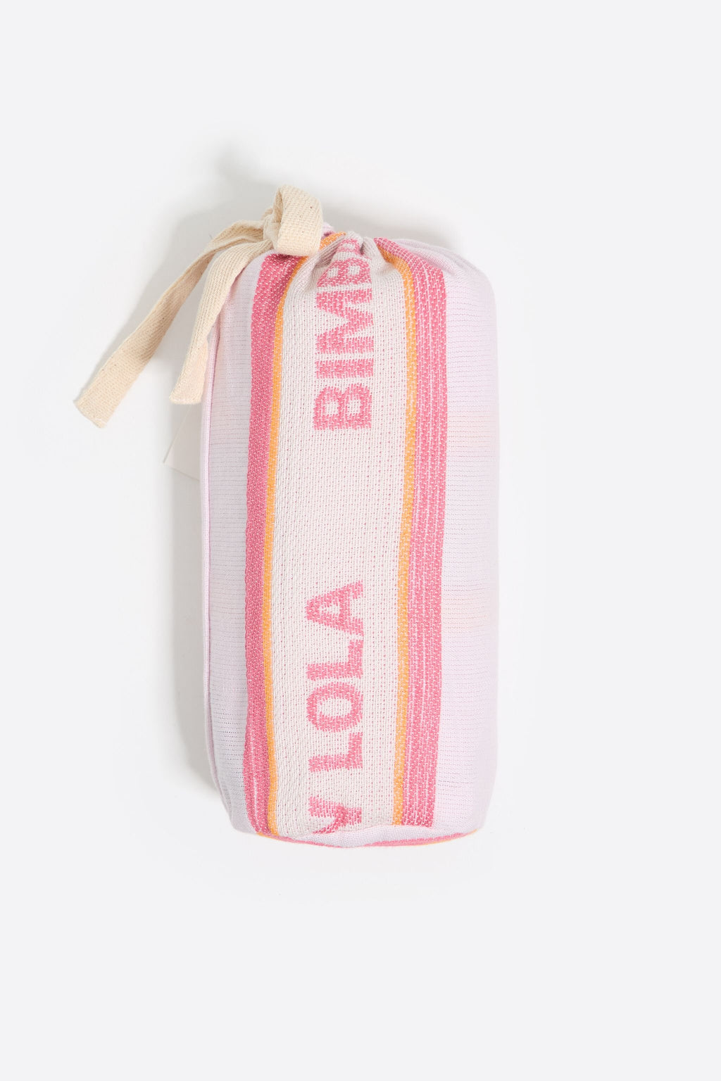 Pink lightweight cotton towel