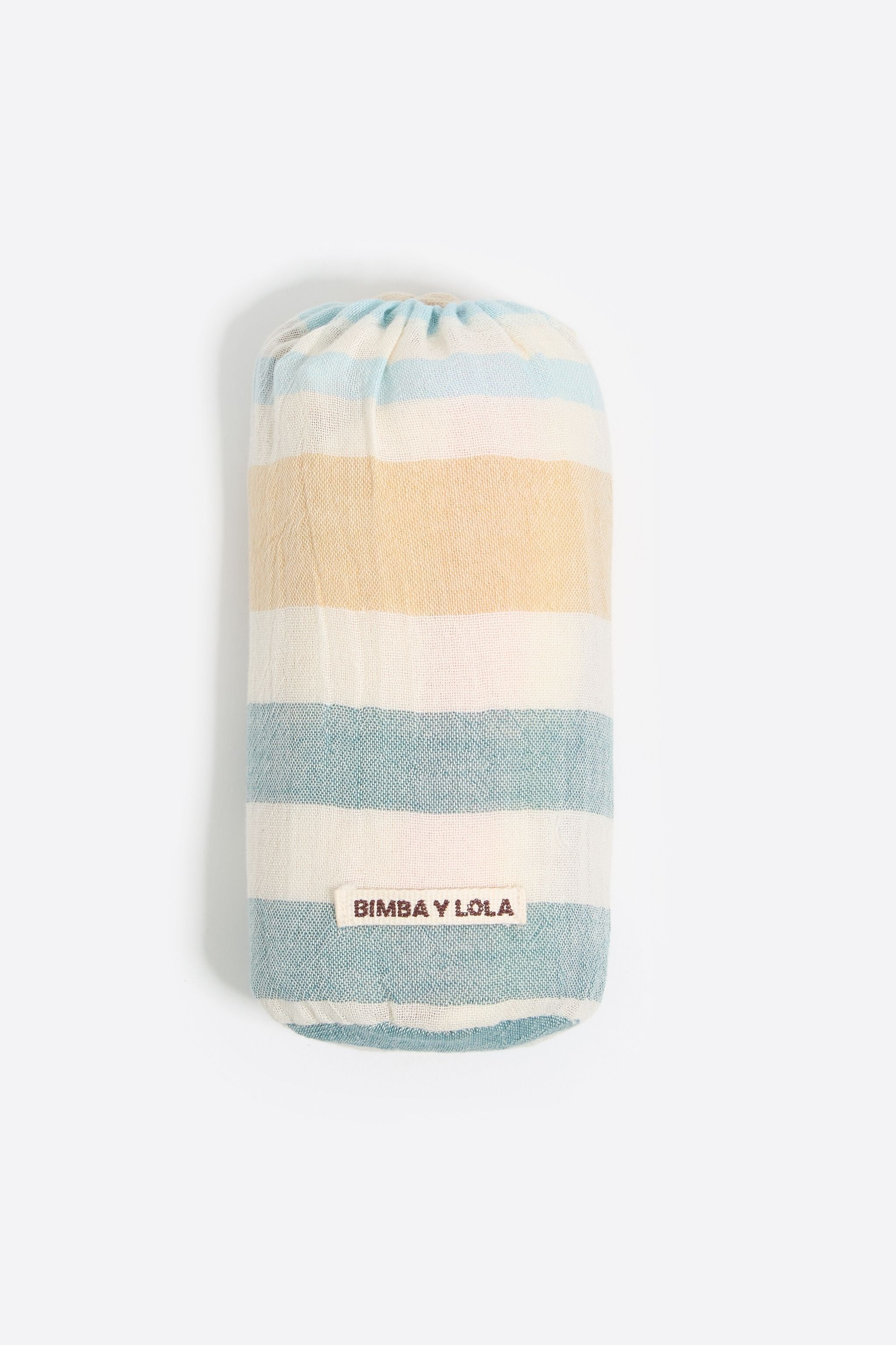 Multicolor striped cotton towel
