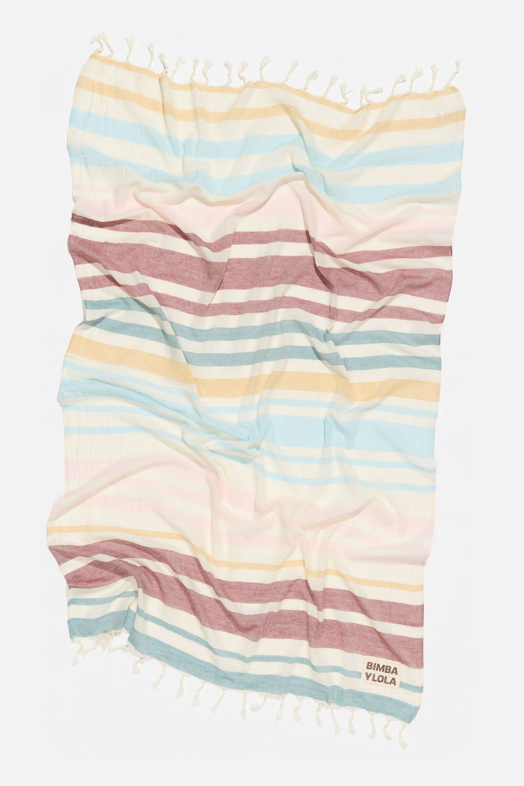 Multicolor striped cotton towel