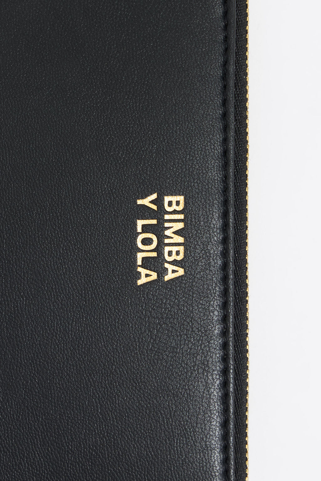 Black leather horizontal wallet