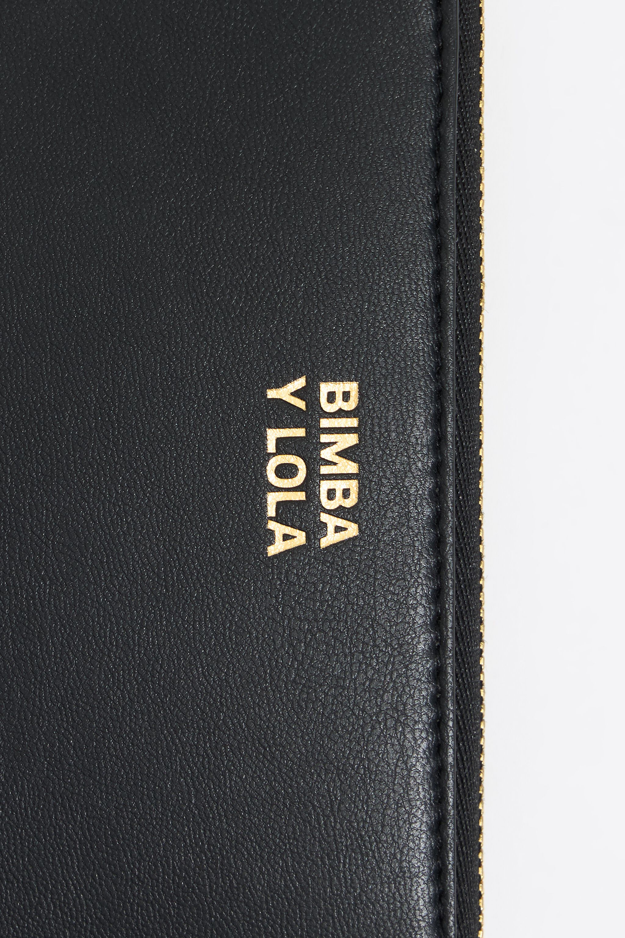 Black leather horizontal wallet