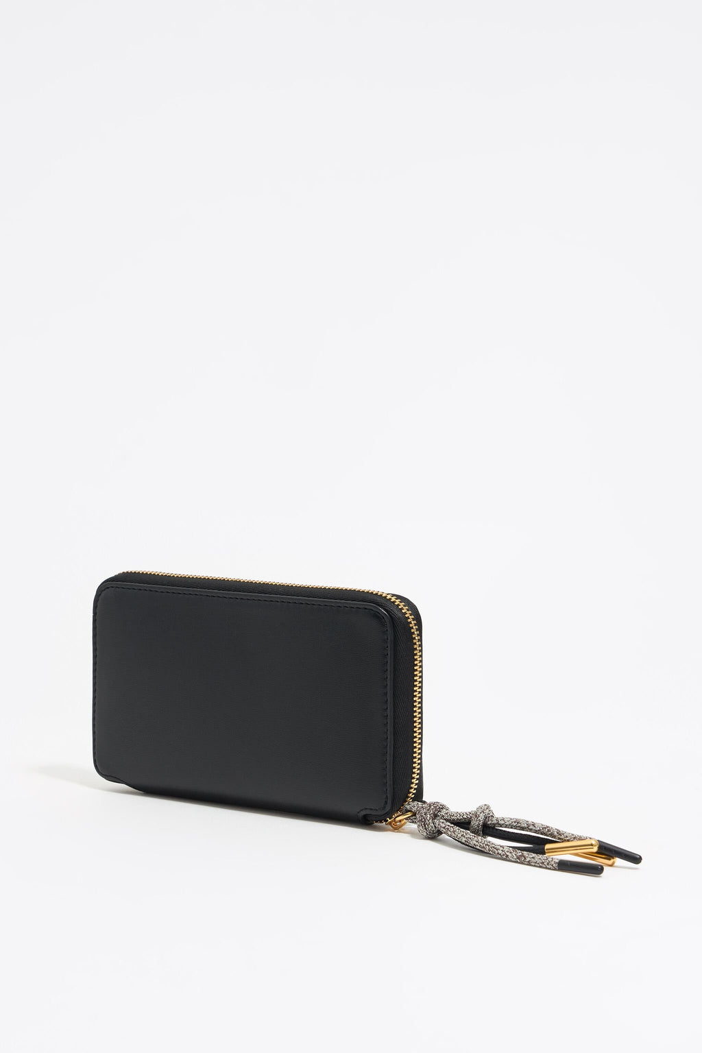 Black leather horizontal wallet