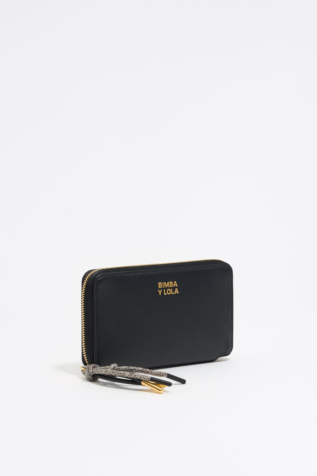 Black leather horizontal wallet