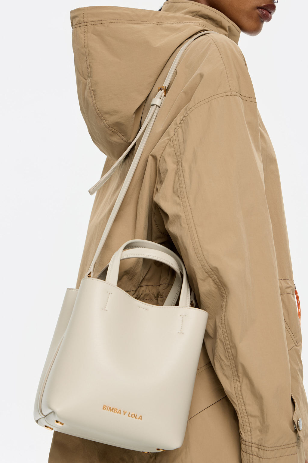 Small stone leather Chihuahua bag