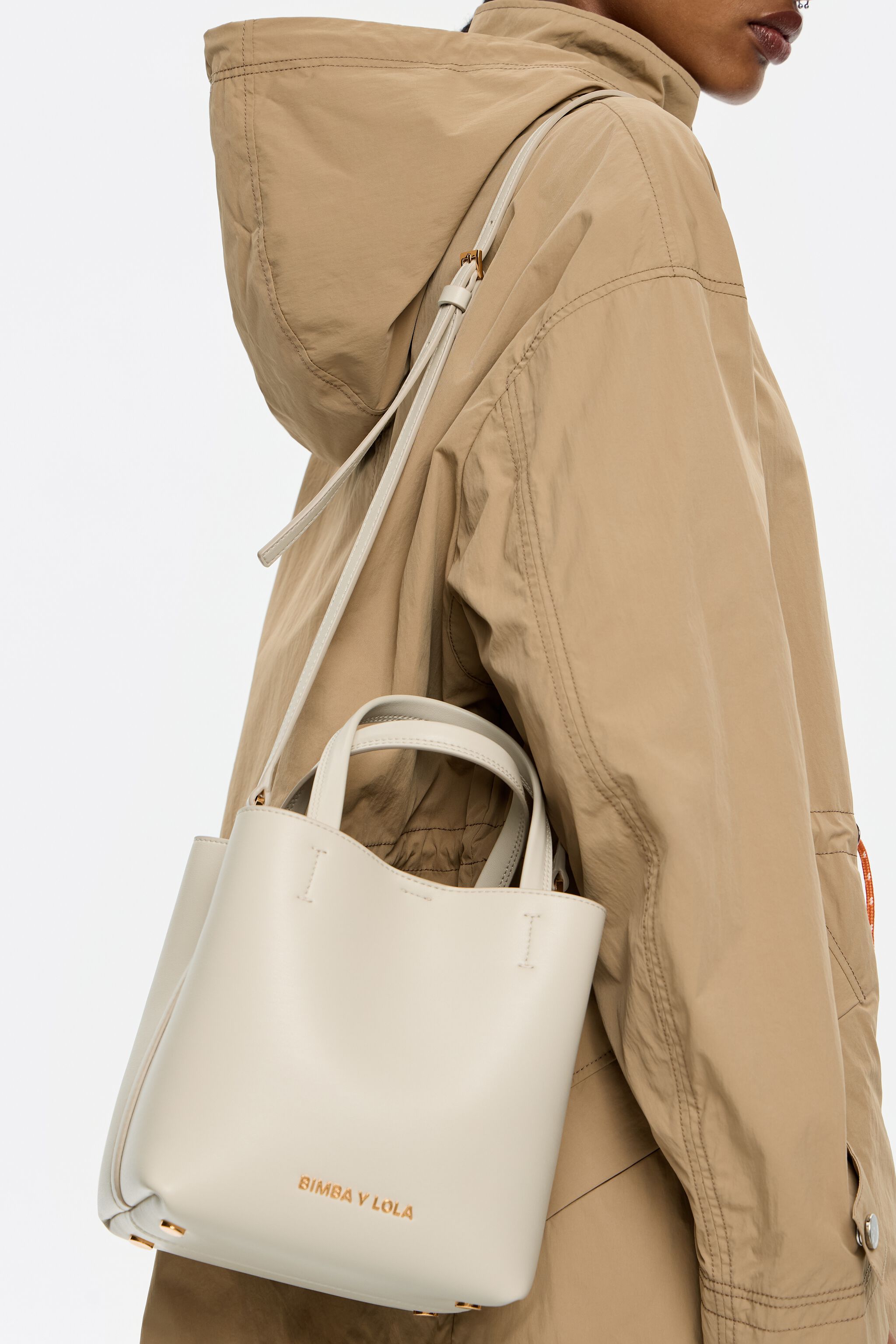 Small stone leather Chihuahua bag