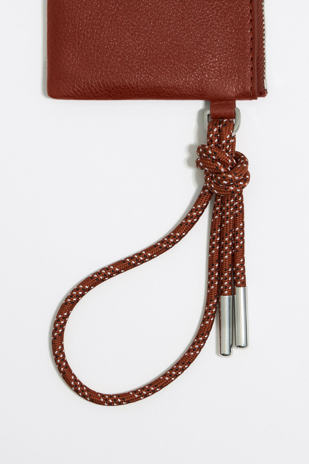 Chestnut leather coin purse