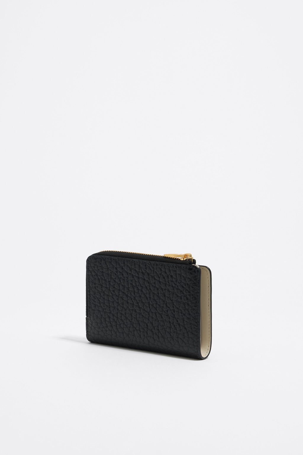 Black leather purse
