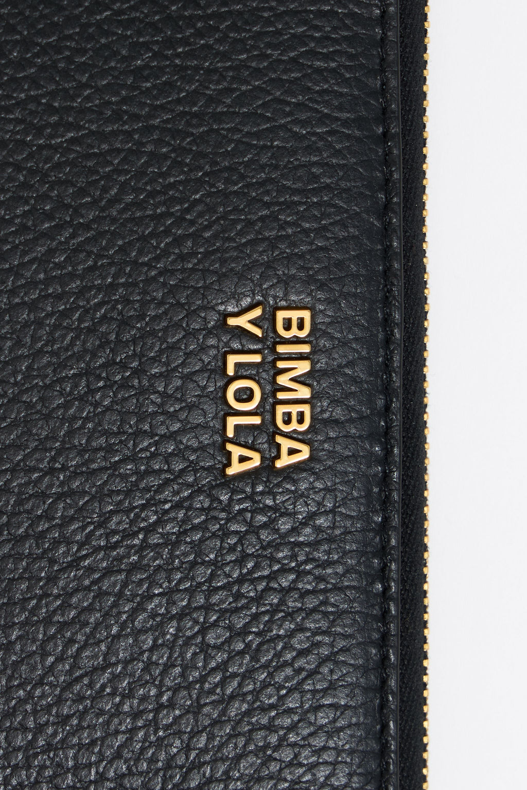 Black leather horizontal wallet