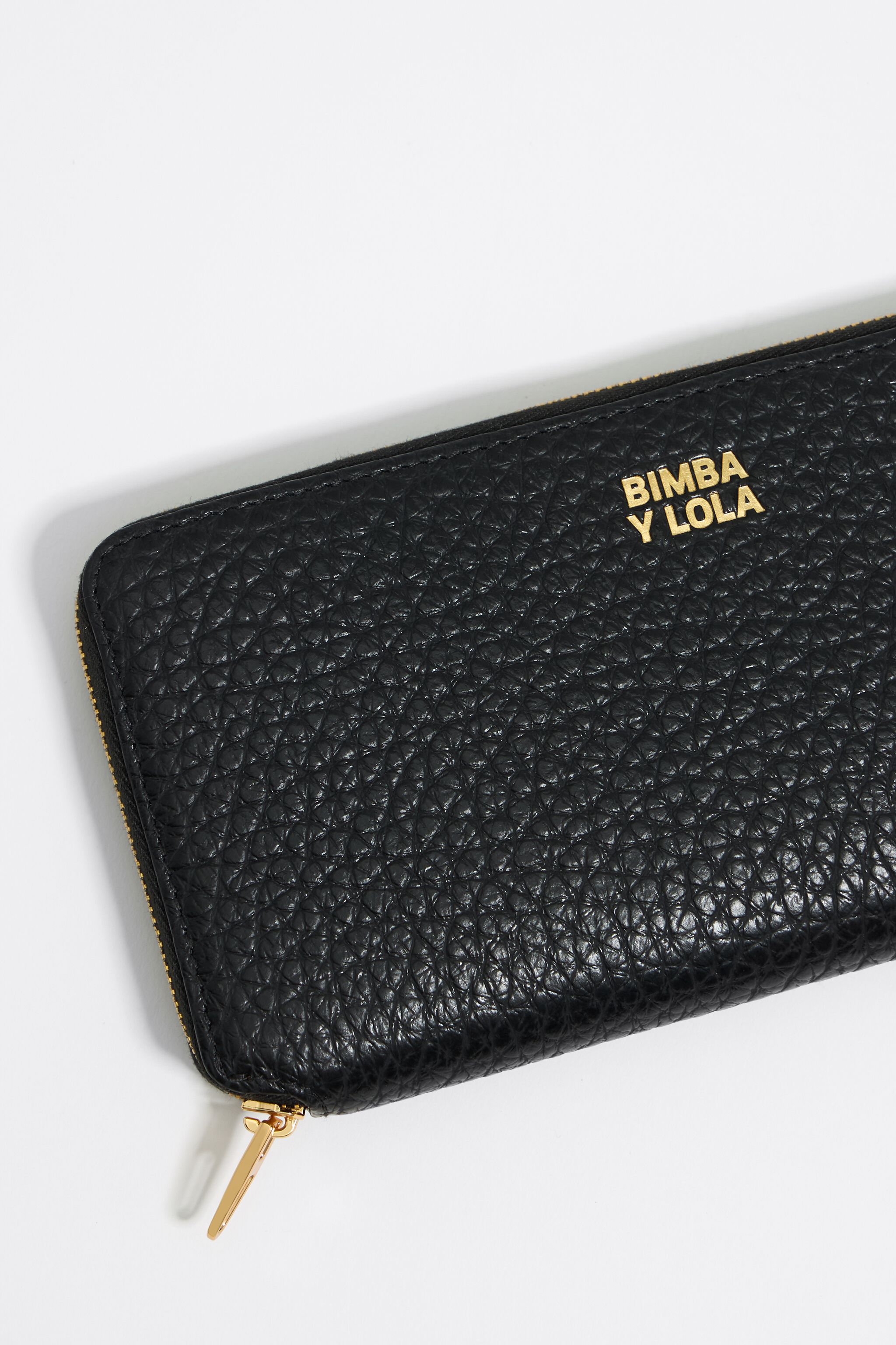 Black leather wallet