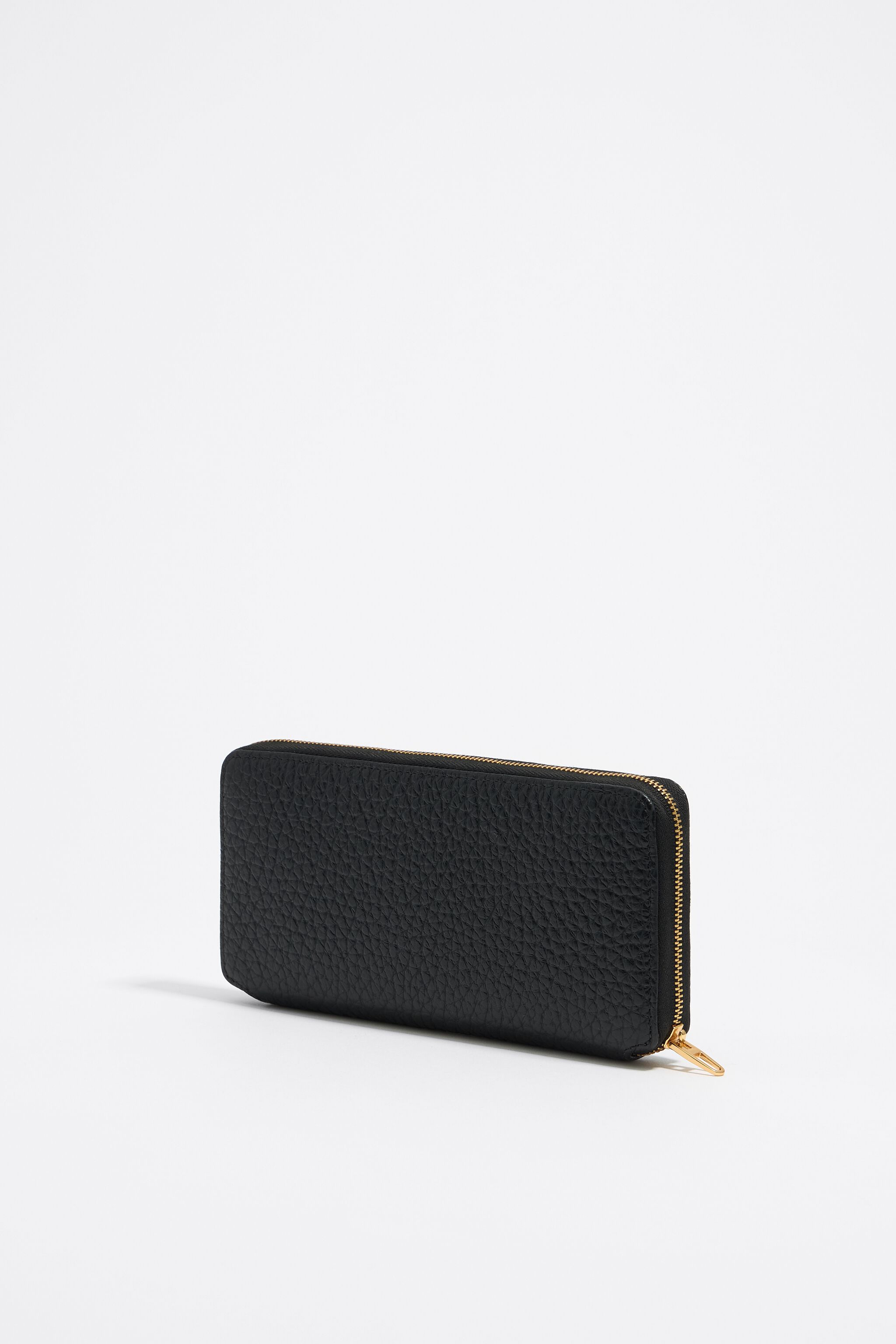 Black leather wallet