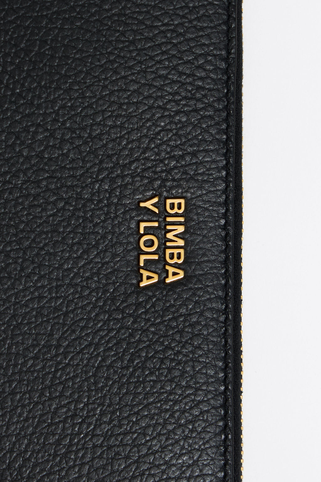 Black leather horizontal wallet