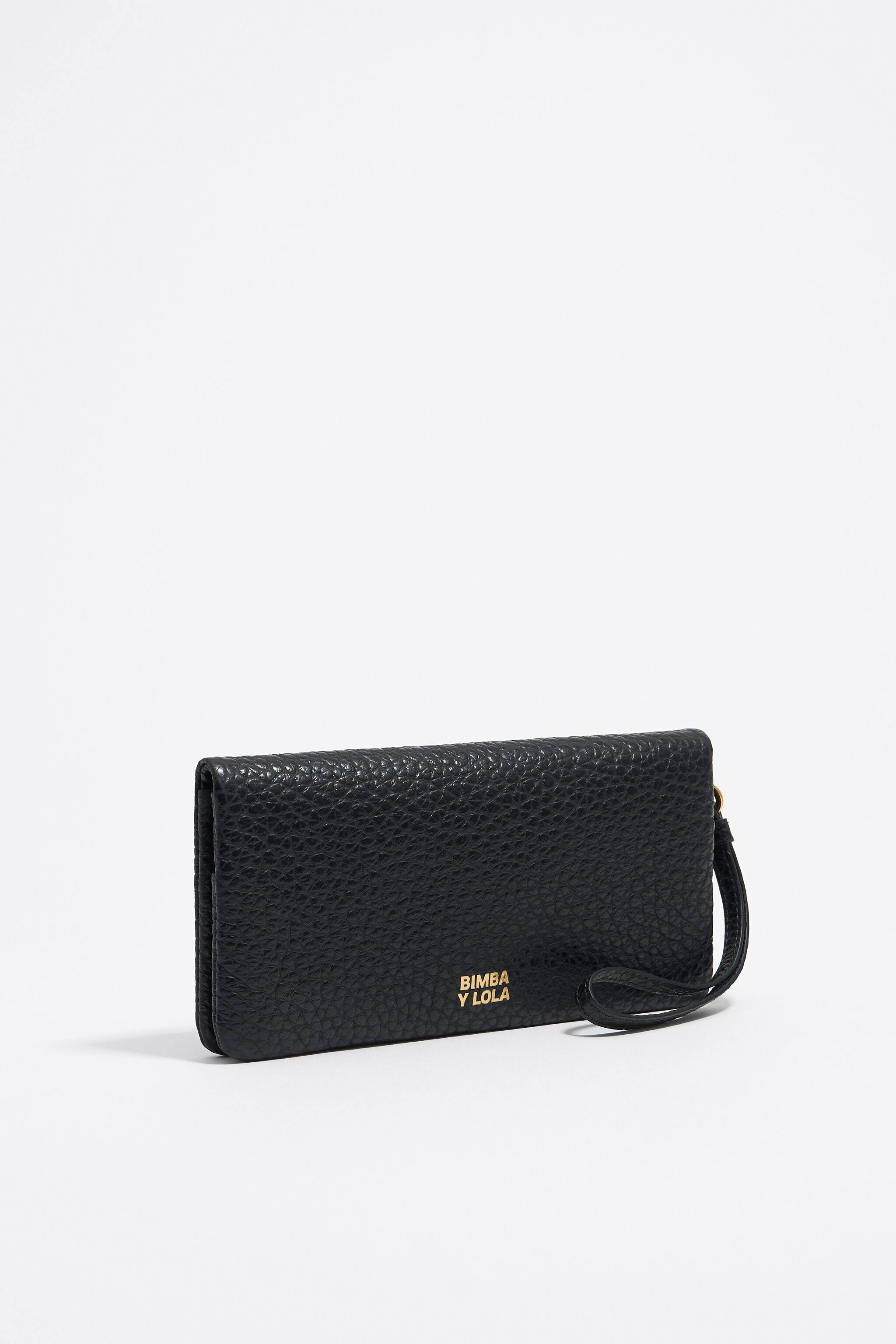 Black leather wallet