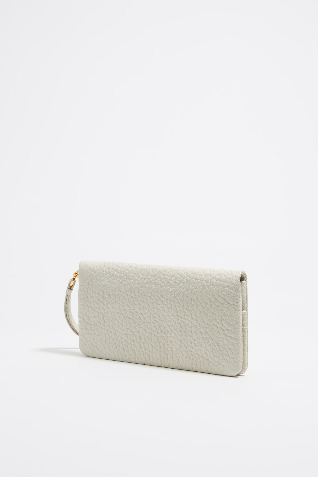 Off-white leather wallet