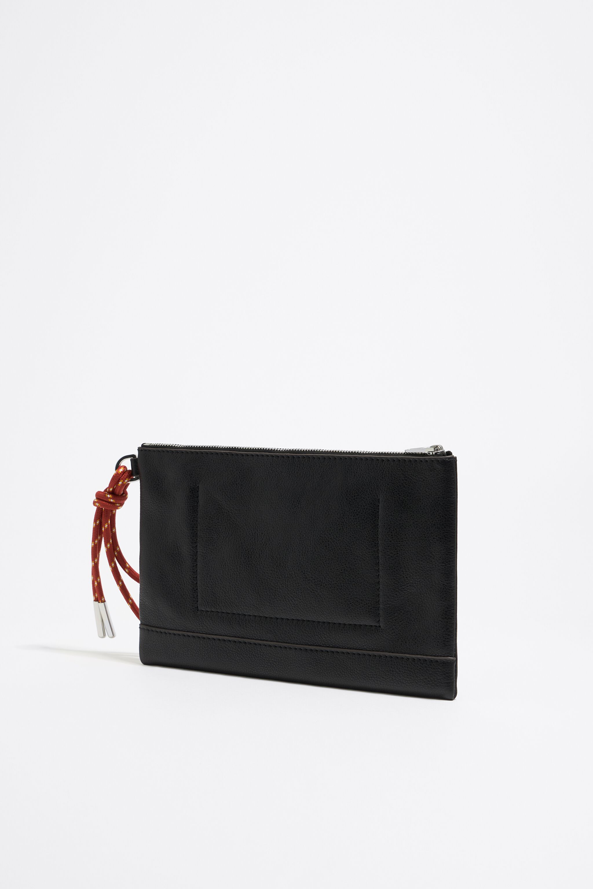 Black leather make-up case