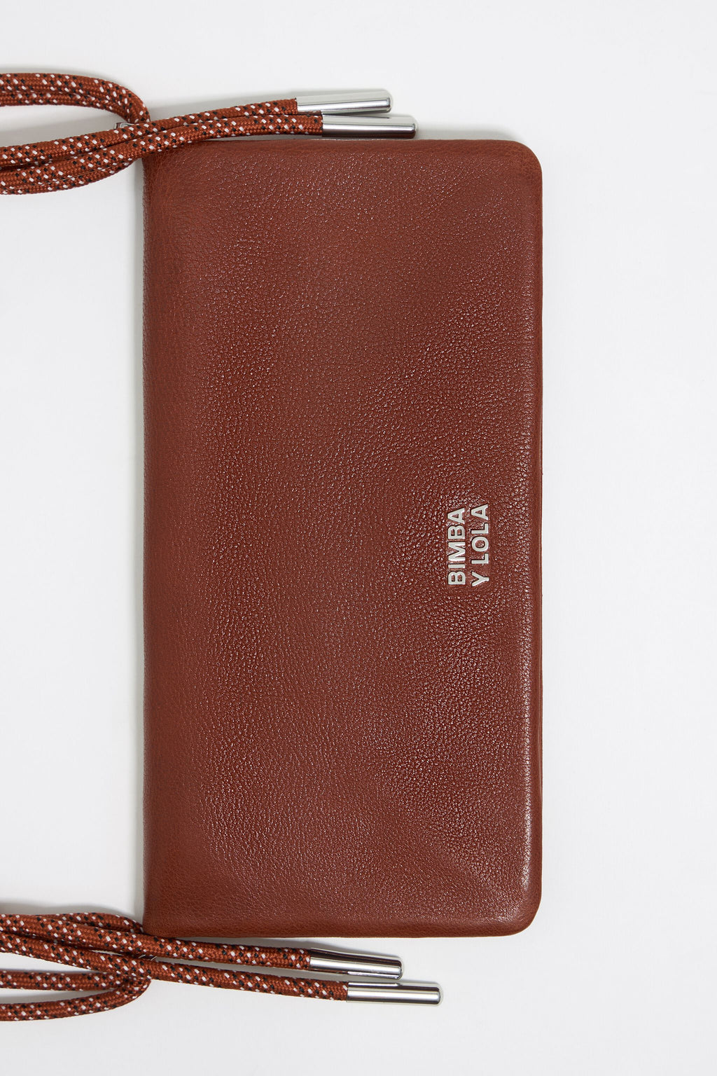 Chestnut leather mini bag