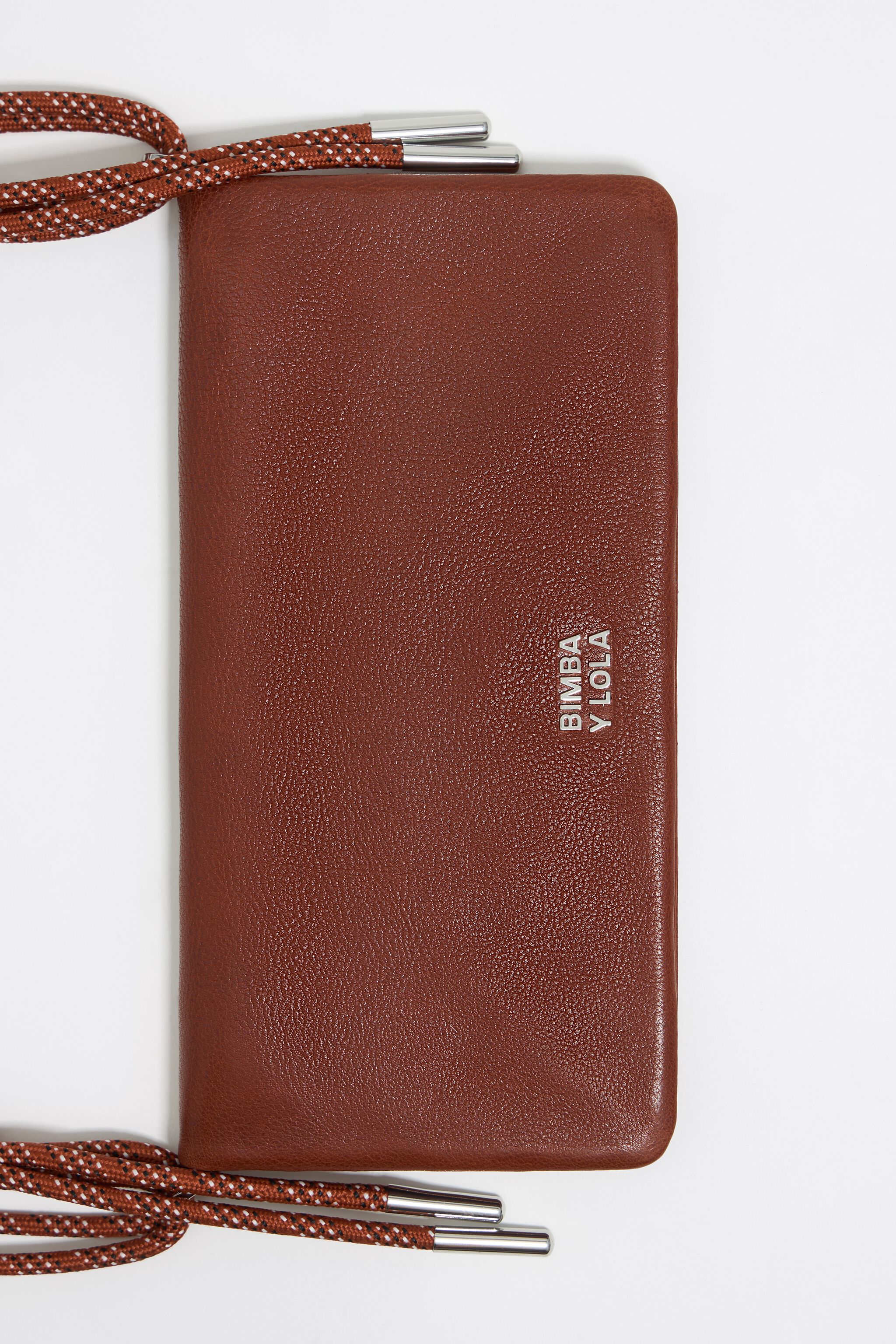 Chestnut leather mini bag