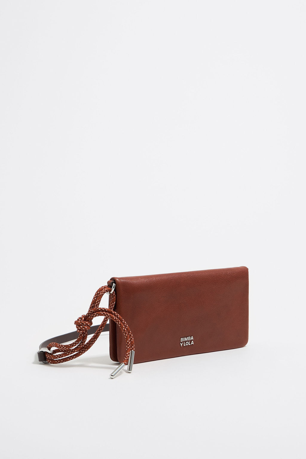 Chestnut leather mini bag
