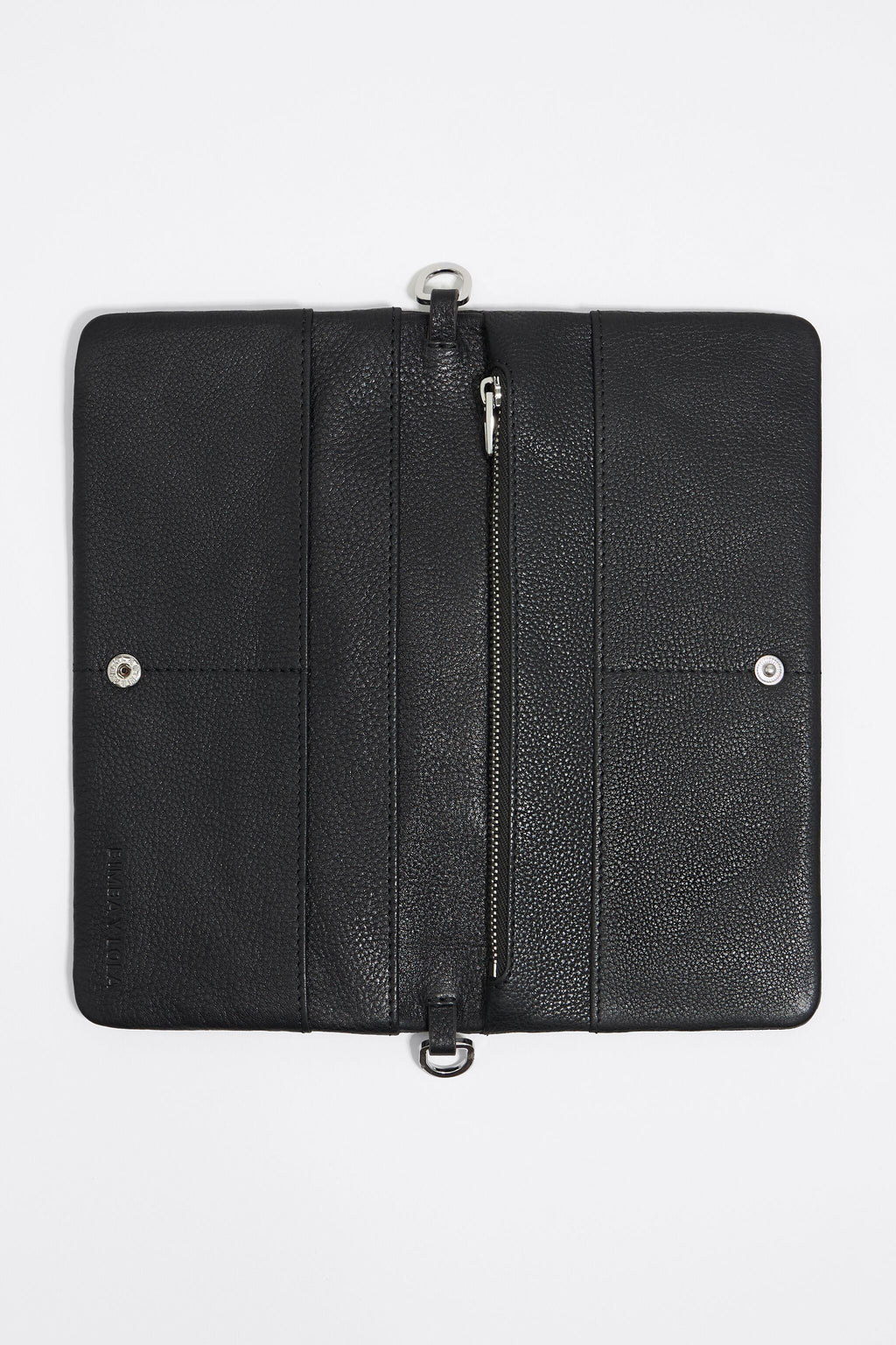 Black leather mini bag