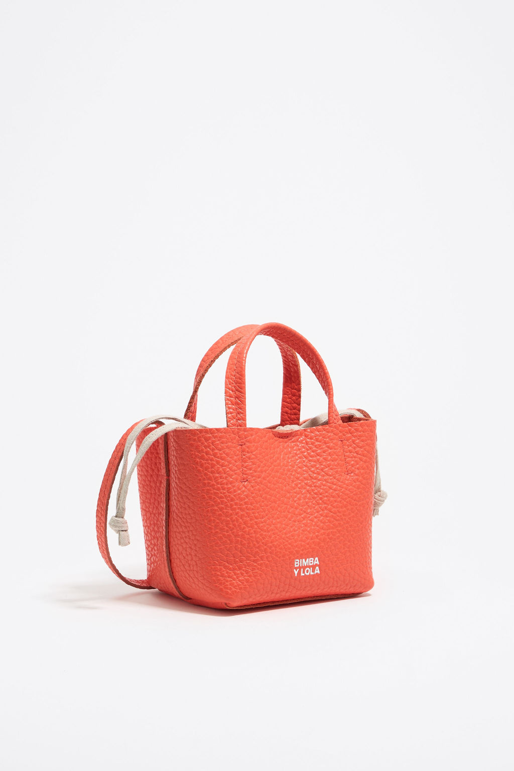 Mini coral leather Chihuahua bag