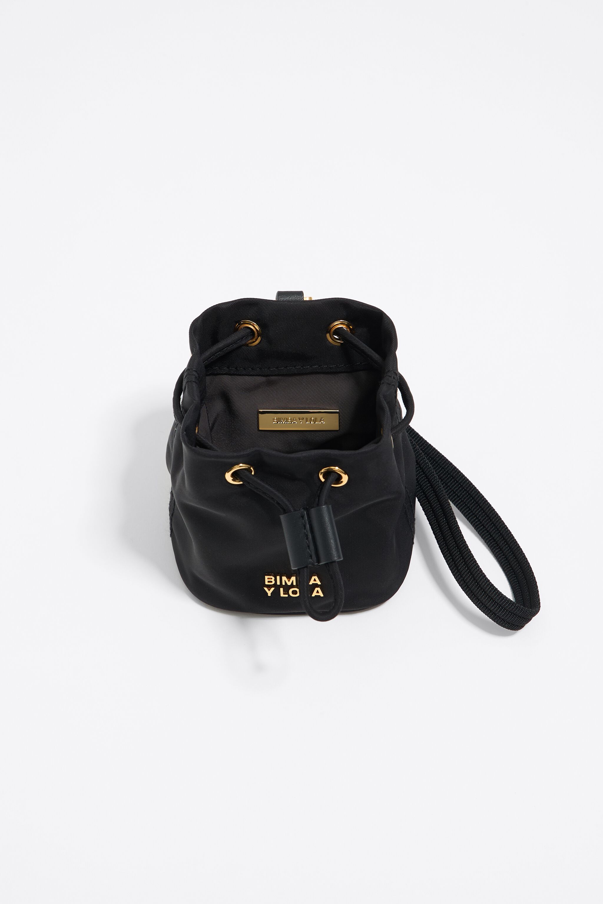 Black nylon make-up case