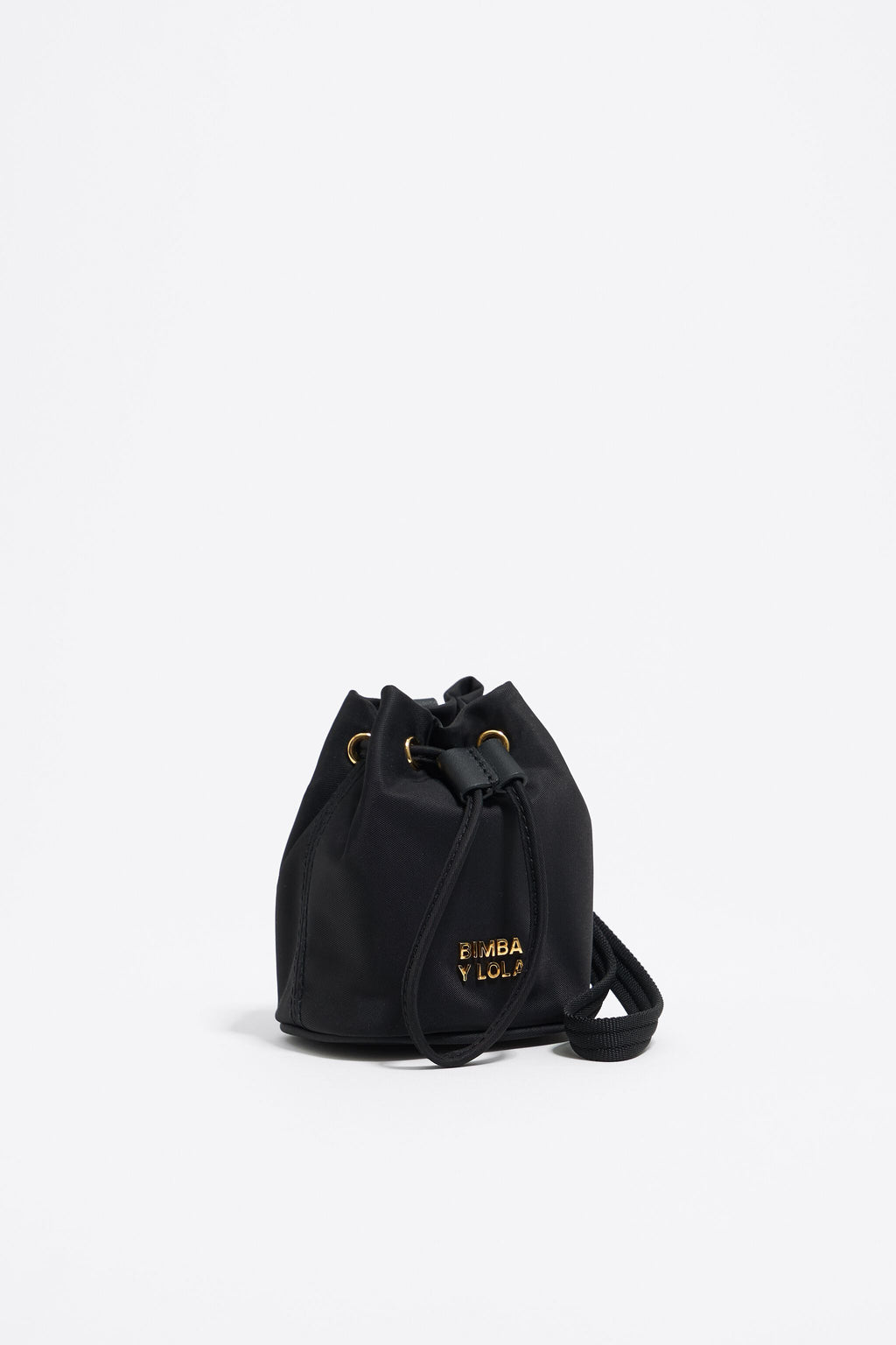 Black nylon make-up case