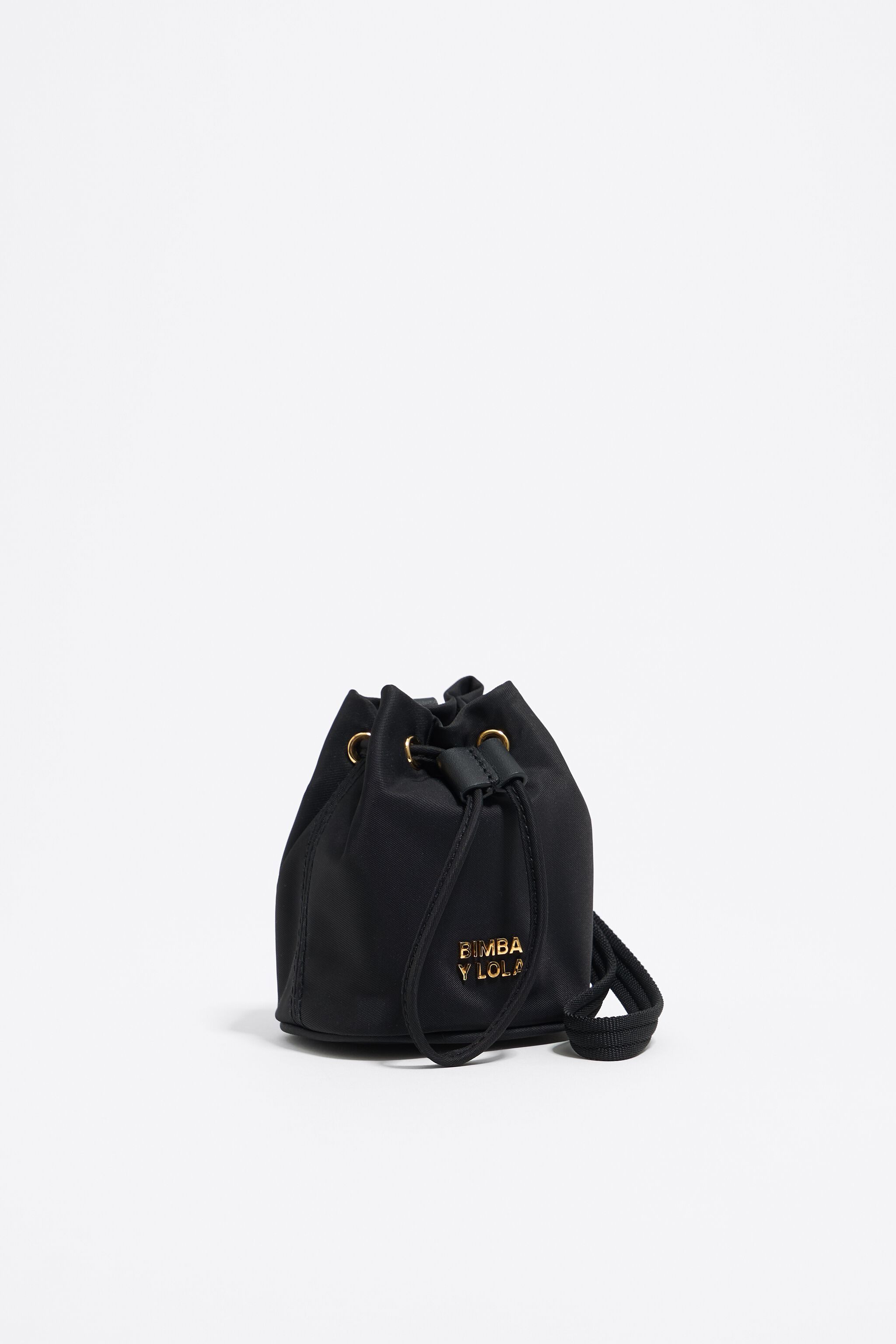 Black nylon make-up case