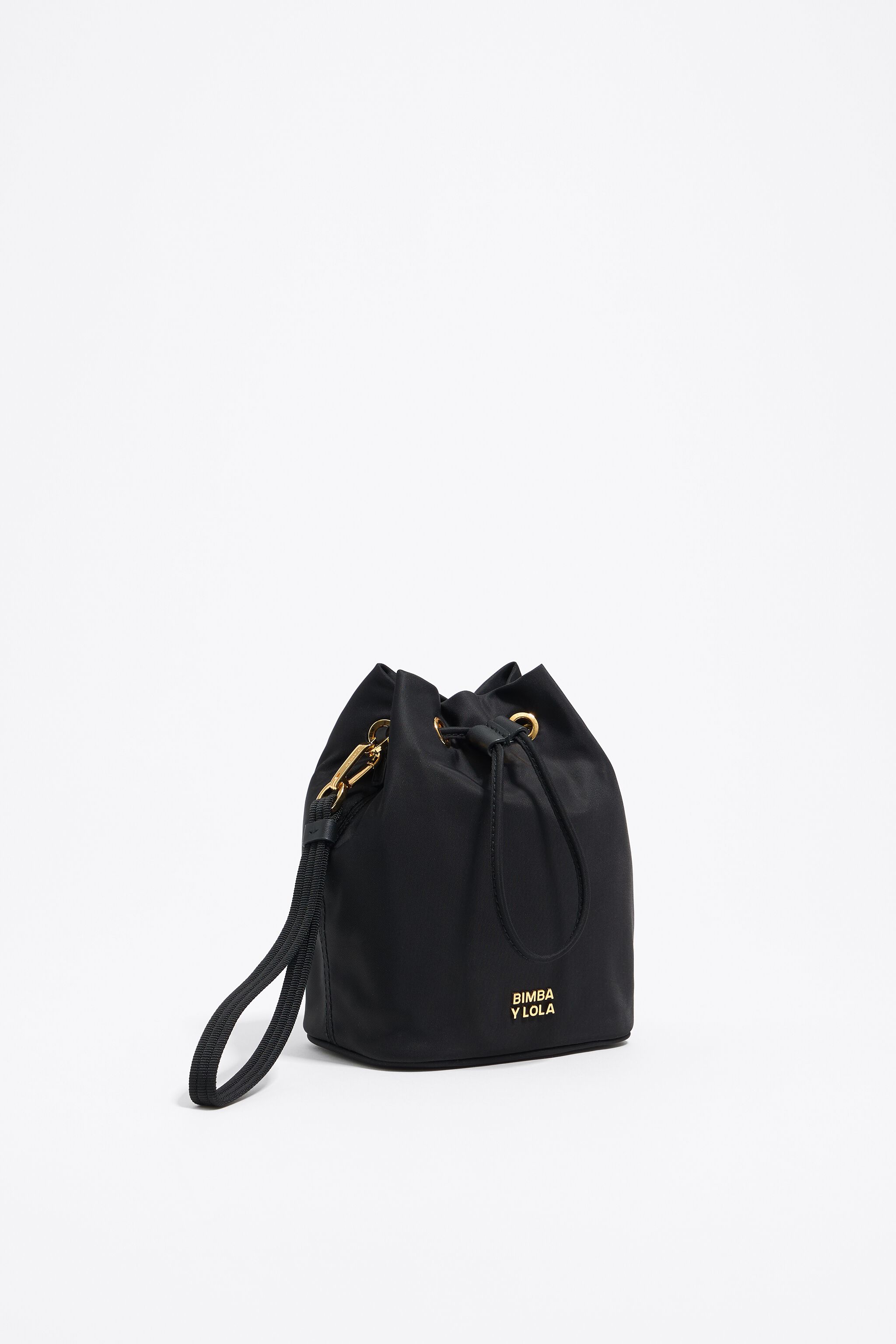 Black nylon make-up case