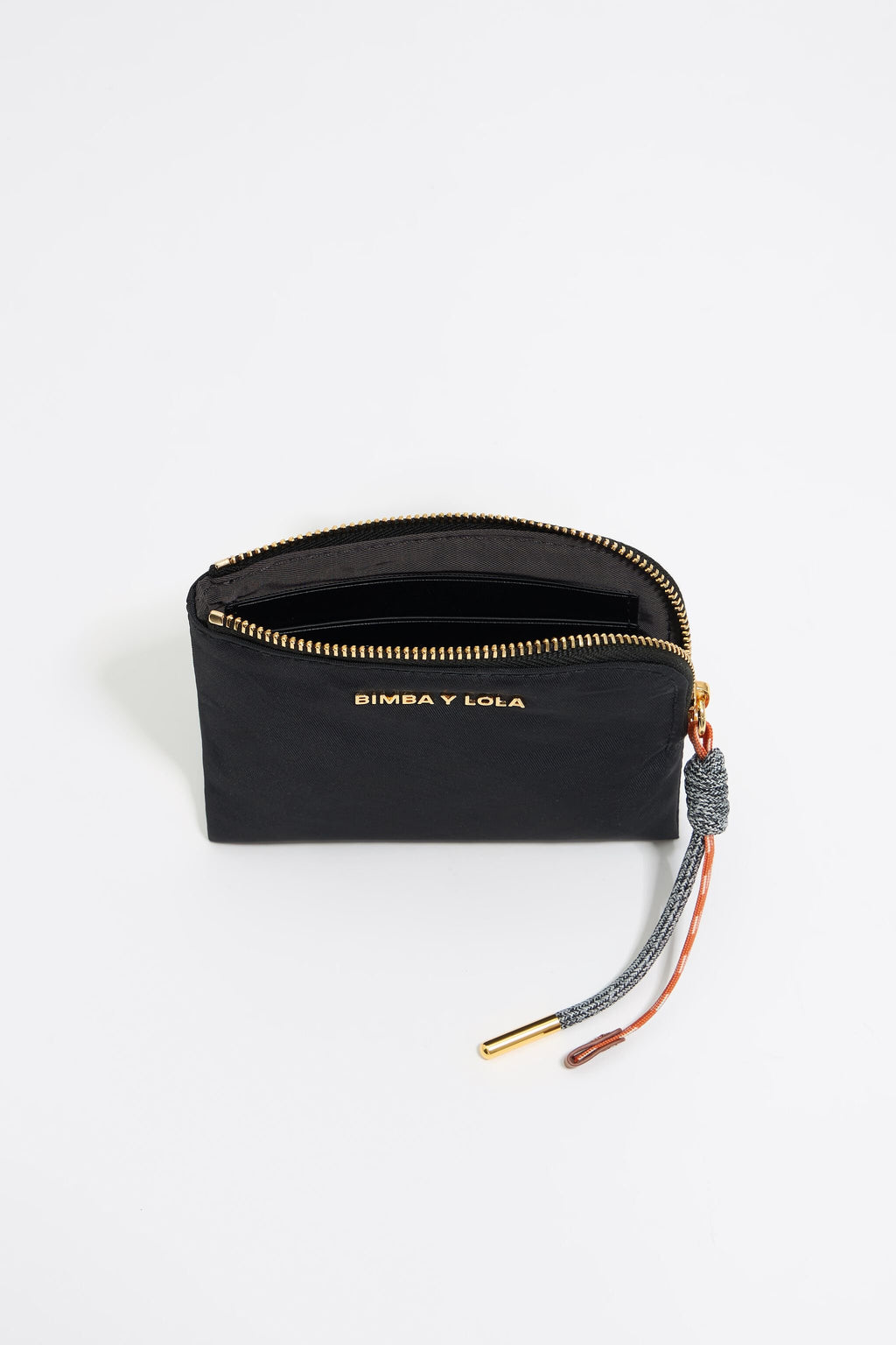 Black nylon coin purse