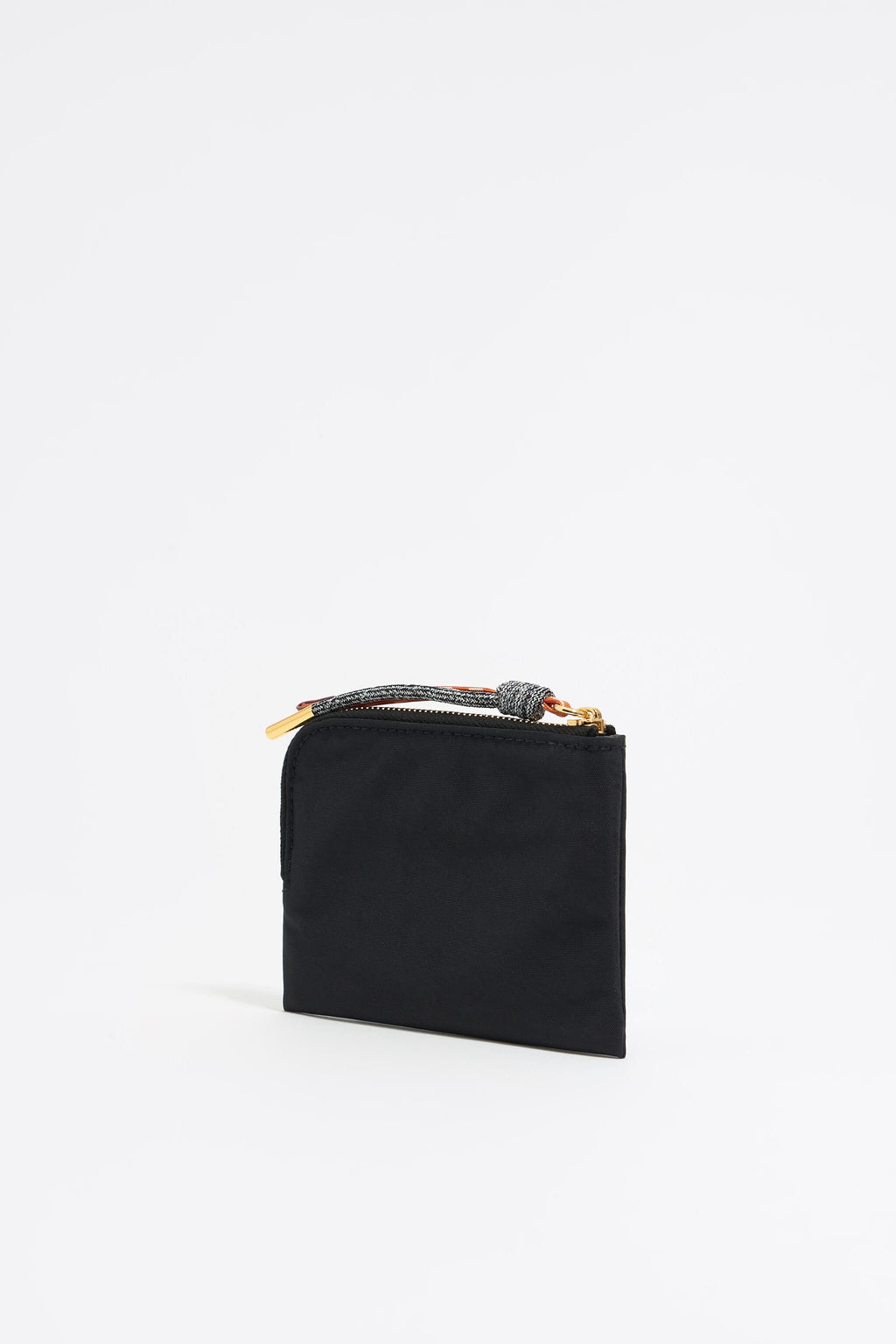 Black nylon coin purse